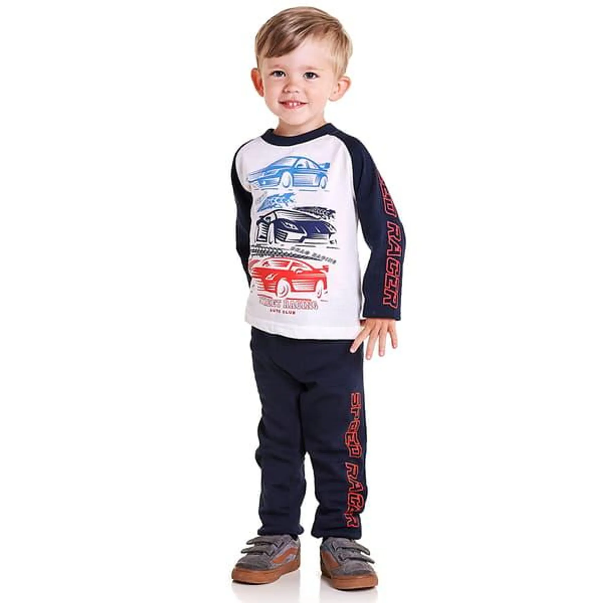 Toddler Boy Little Rebels® Speed Racer Top & Pants Set