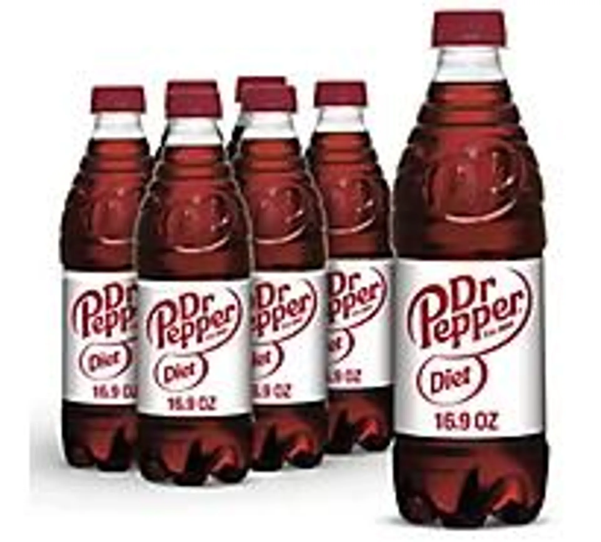 Dr Pepper Diet Soda Bottle - 6-0.5 Liter