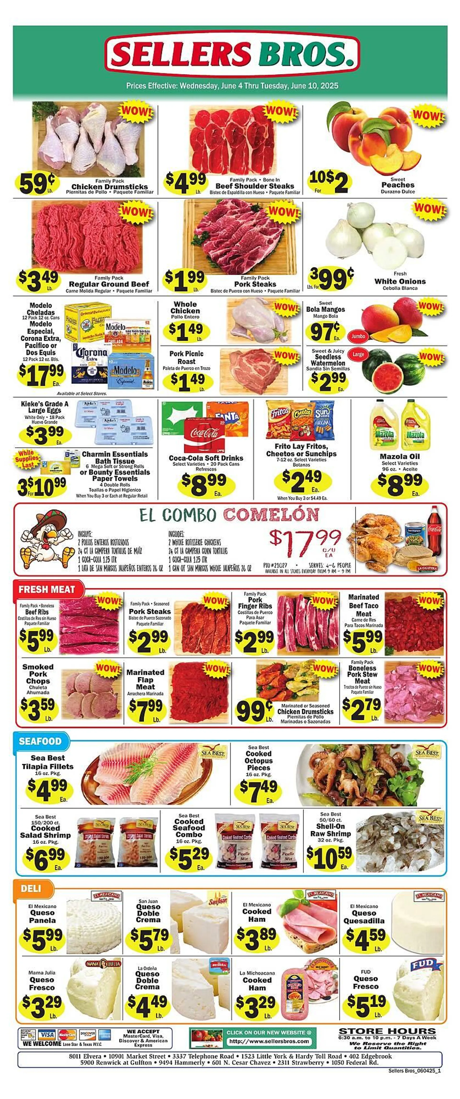 Sellers Bros Weekly Ad - 1