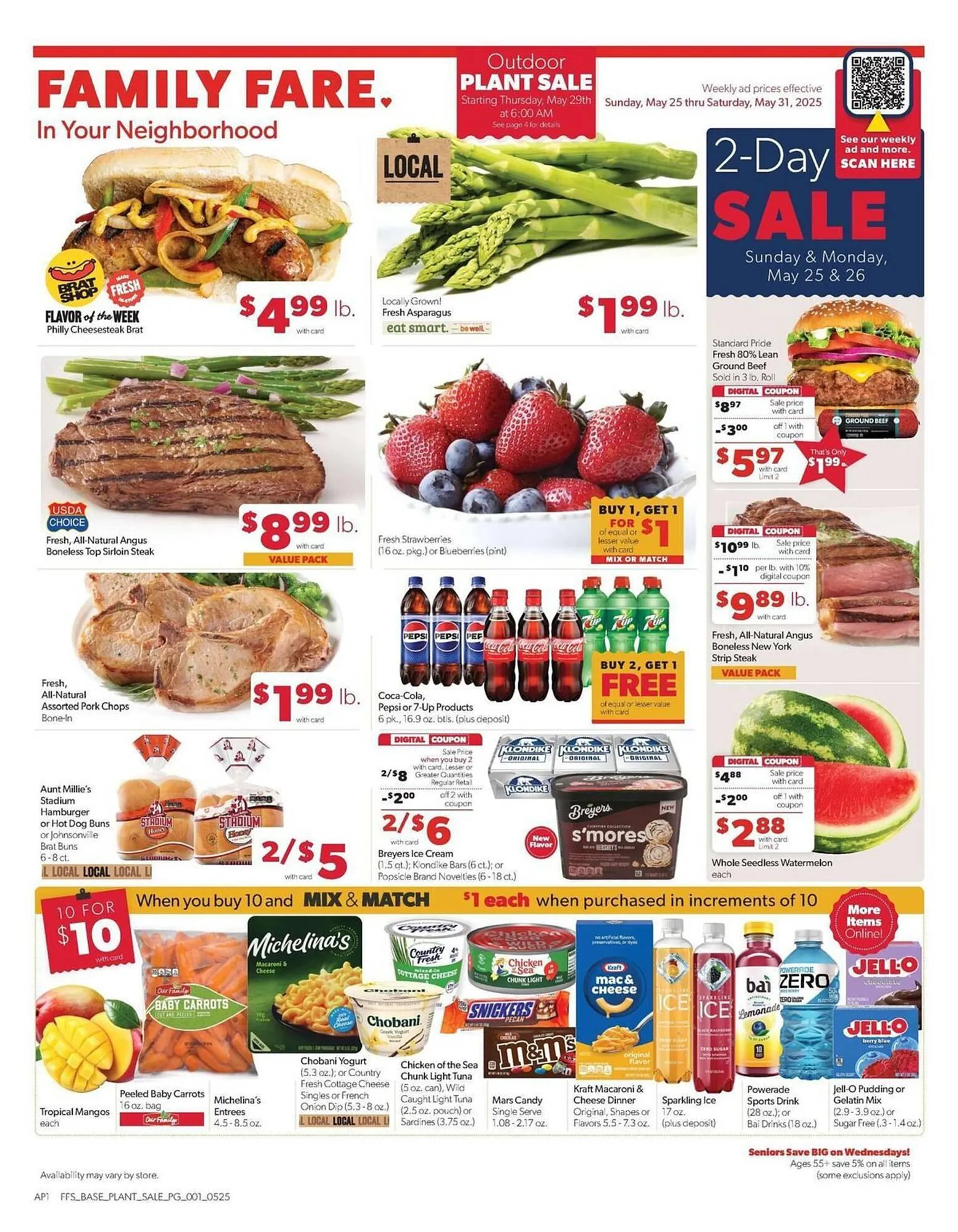 Weekly ad Family Fare Weekly Ad from May 24 to May 31 2025 - Page 1