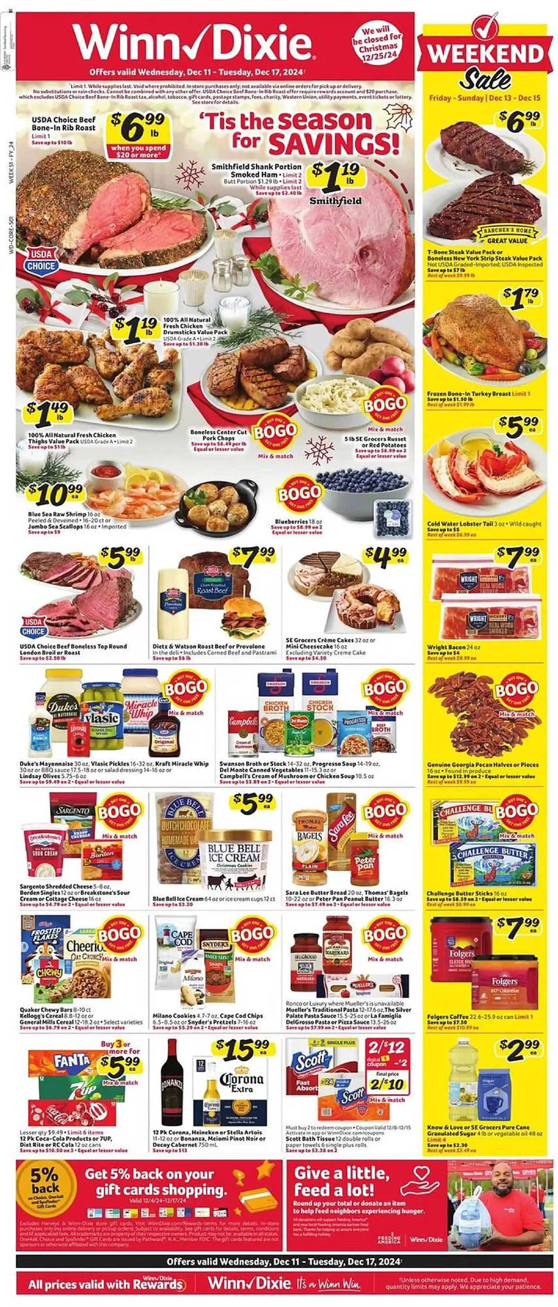 Winn Dixie Weekly Ad - 1