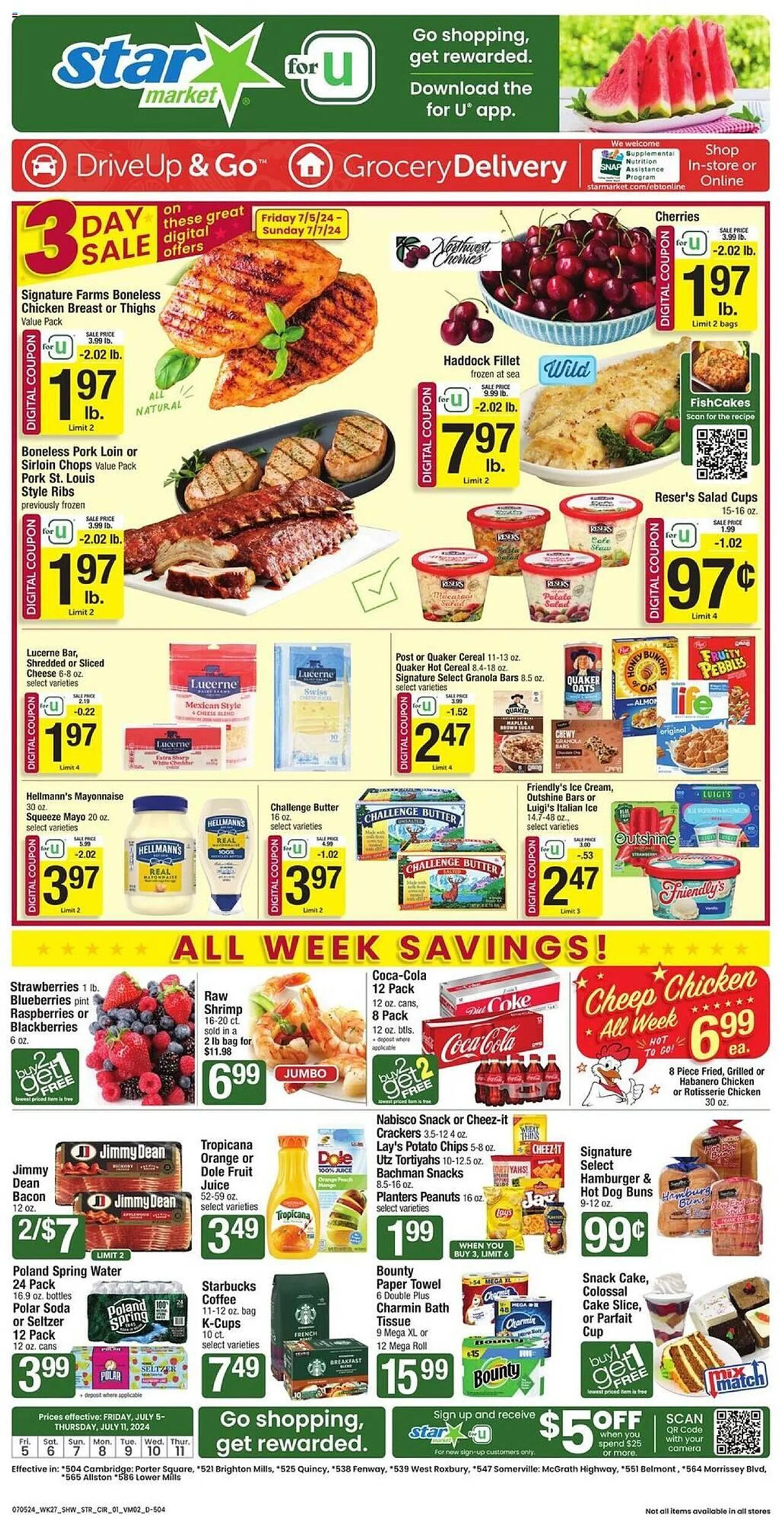 Star Market Weekly Ad - 1