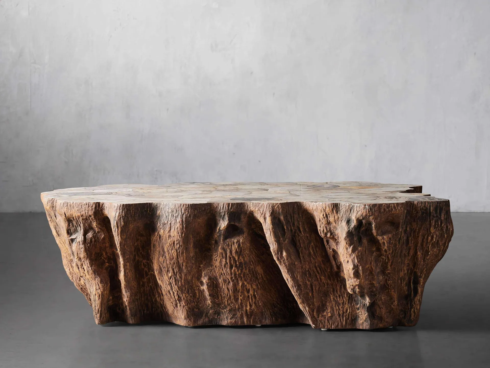 Clayhill Coffee Table in Natural Petrified