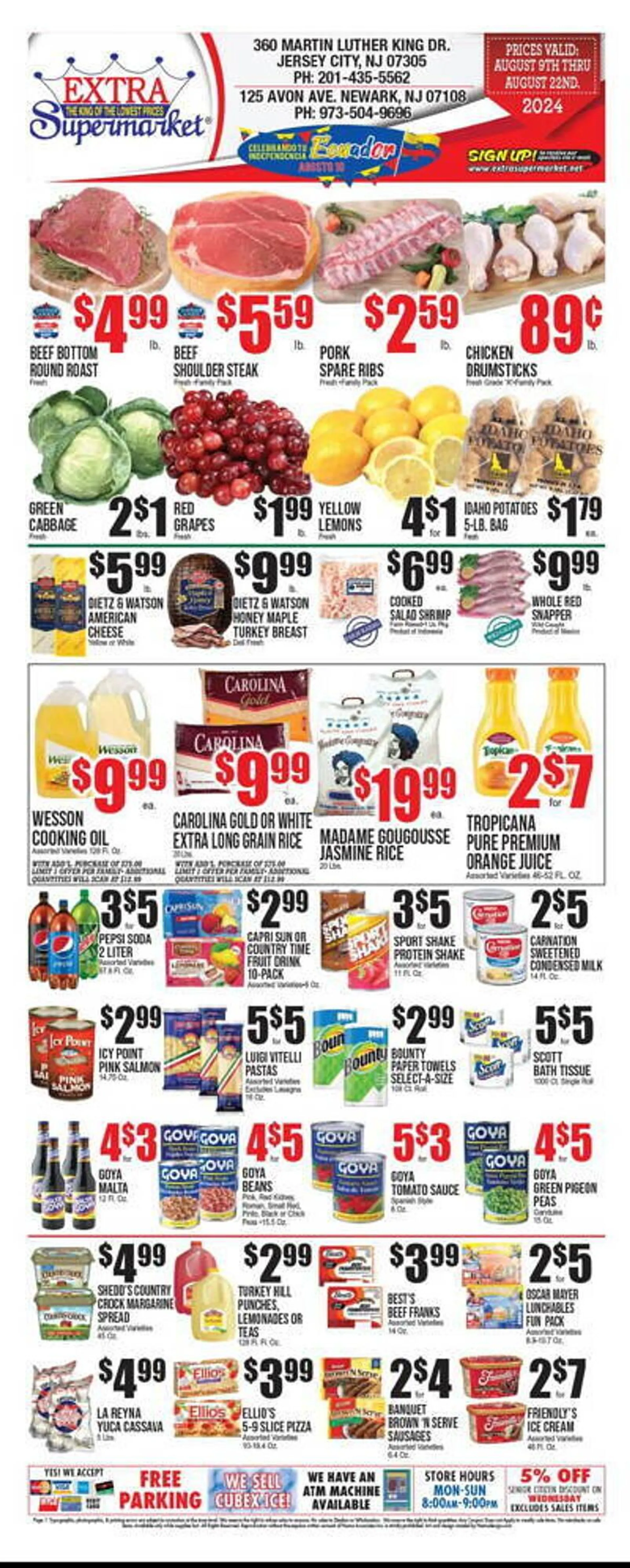 Extra Supermarket Weekly Ad - 1