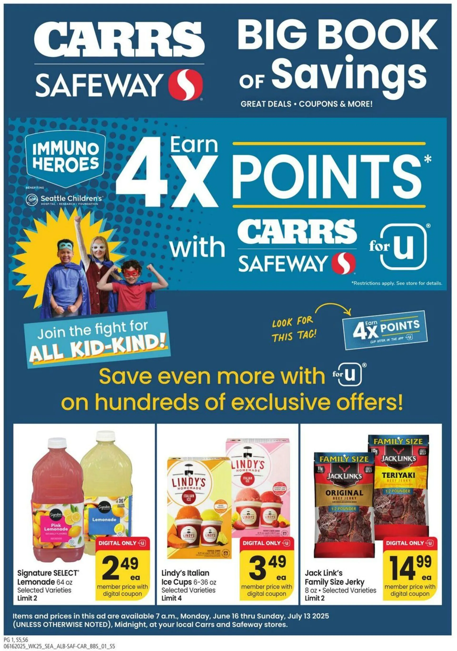 Weekly ad Carrs from June 16 to July 13 2025 - Page 1