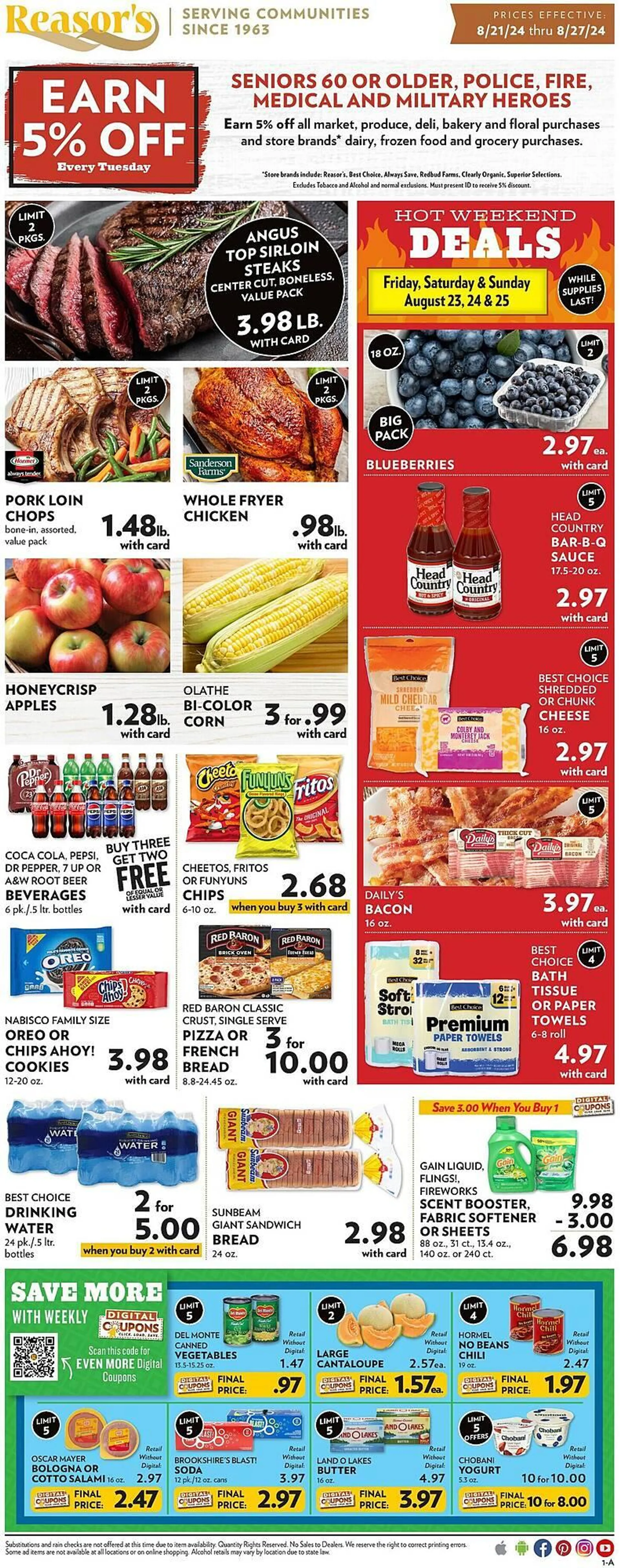 Reasors Weekly Ad - 1