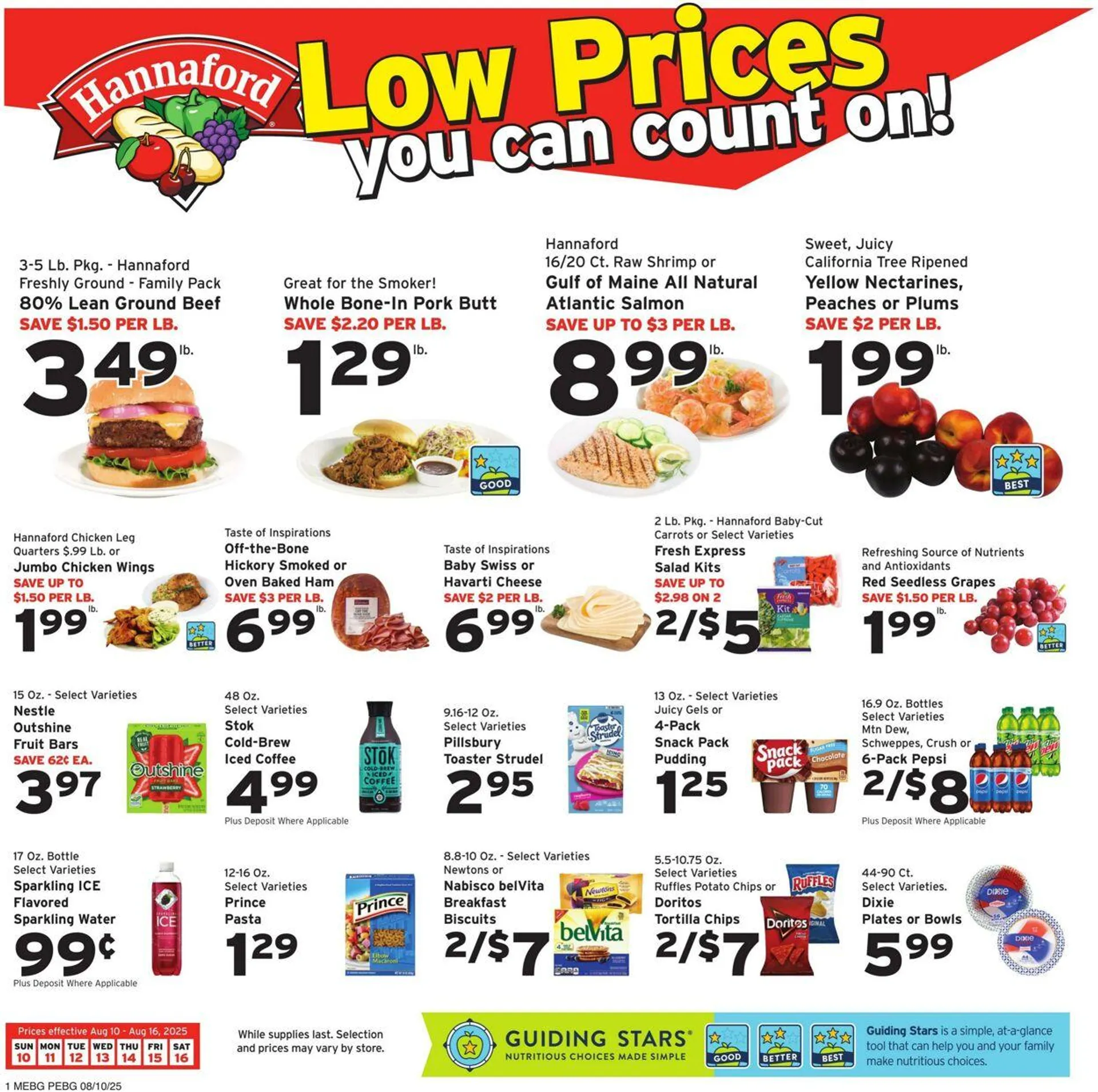Weekly ad Hannaford Current weekly ad from August 10 to August 16 2025 - Page 1