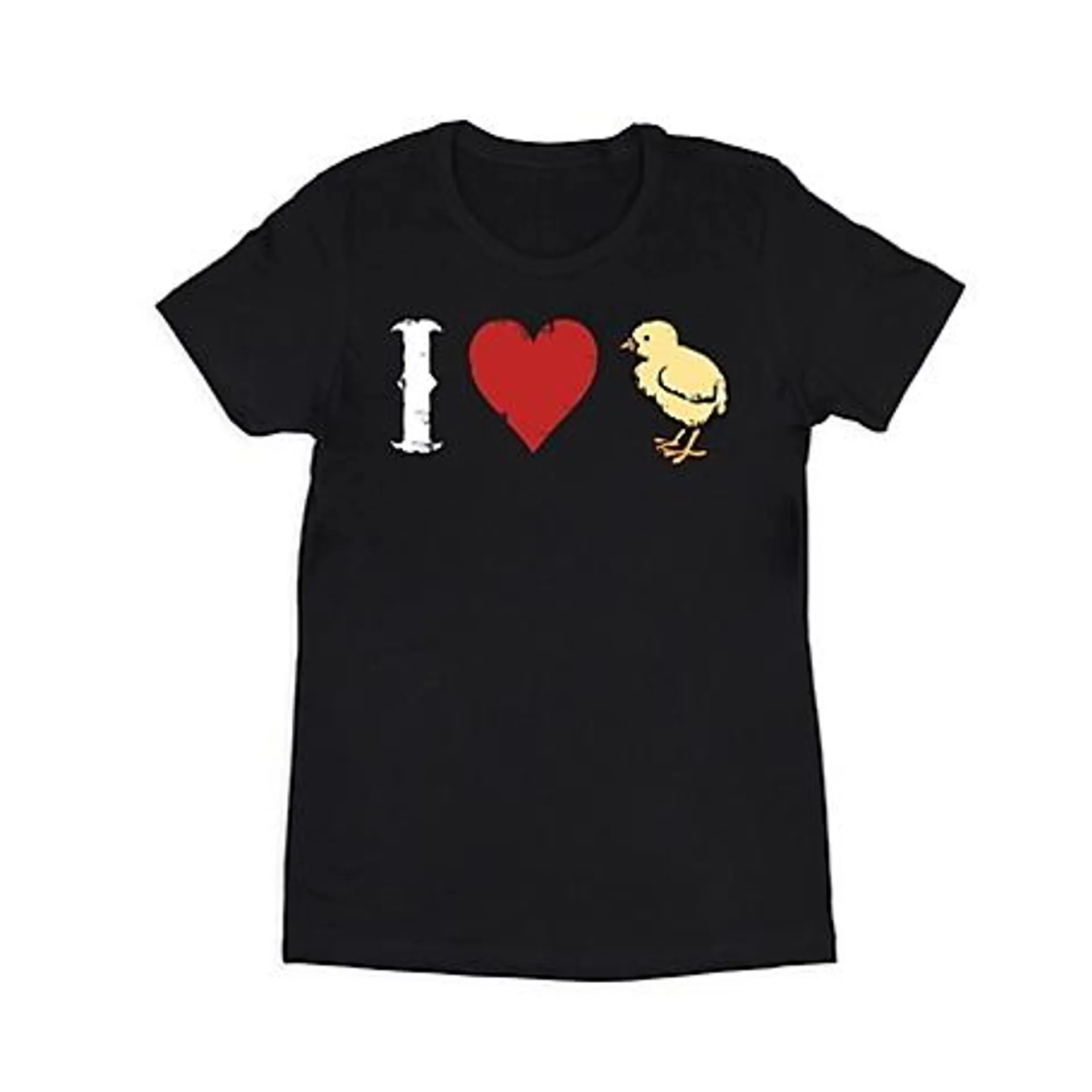 Farm Fed Clothing Women's Short-Sleeve I Heart Chick T-Shirt