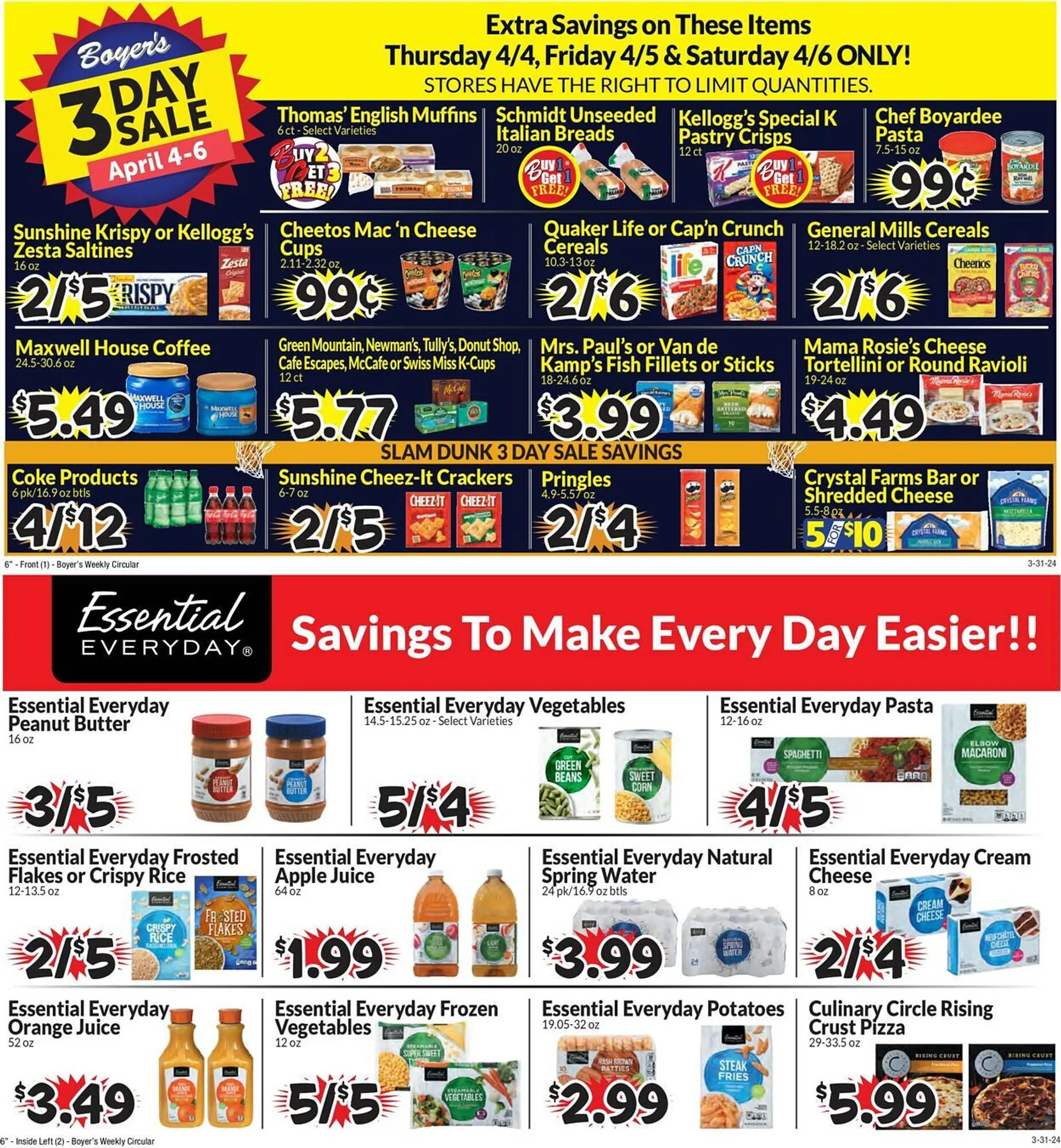 Weekly ad Boyer's Food Markets Weekly Ad from March 31 to April 27 2024 - Page 