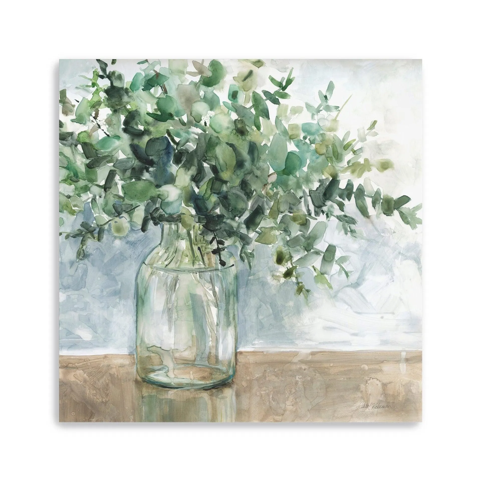 Eucalyptus Bouquet Canvas Giclee Wall Art