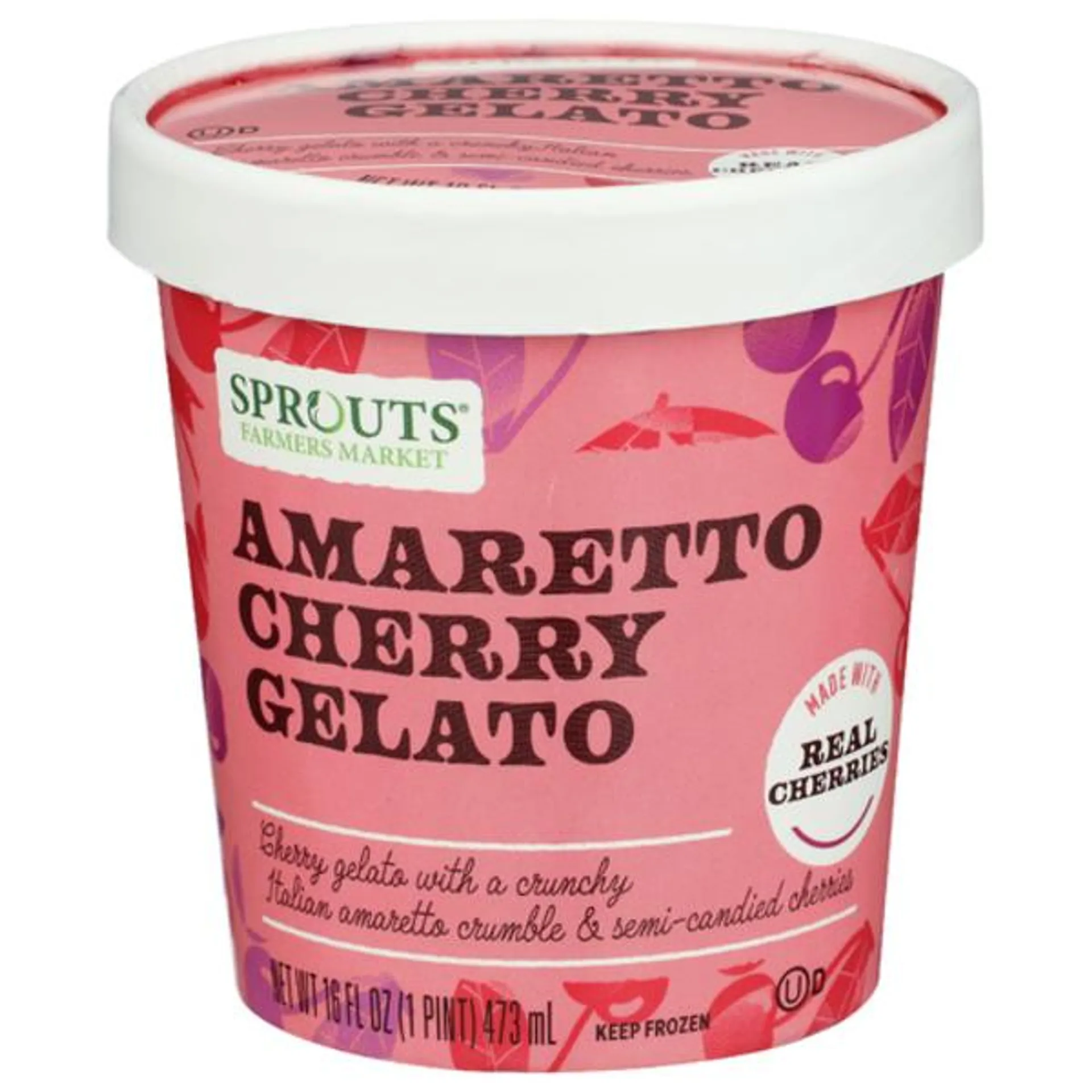 Sprouts Amaretto Cherry Gelato