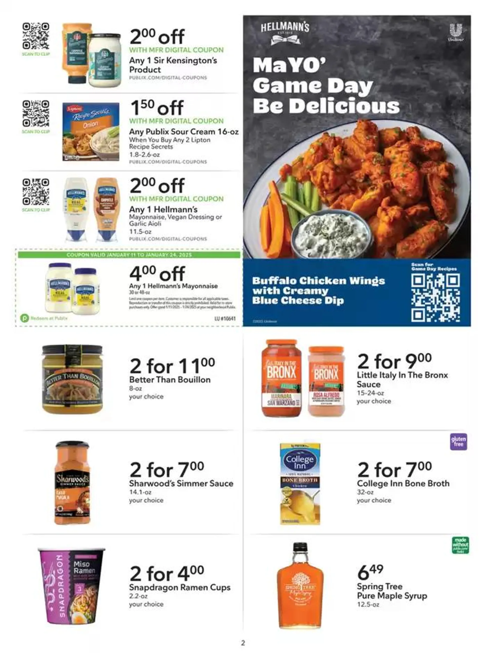 Weekly ad Publix Extra Savings from January 11 to January 24 2025 - Page 2