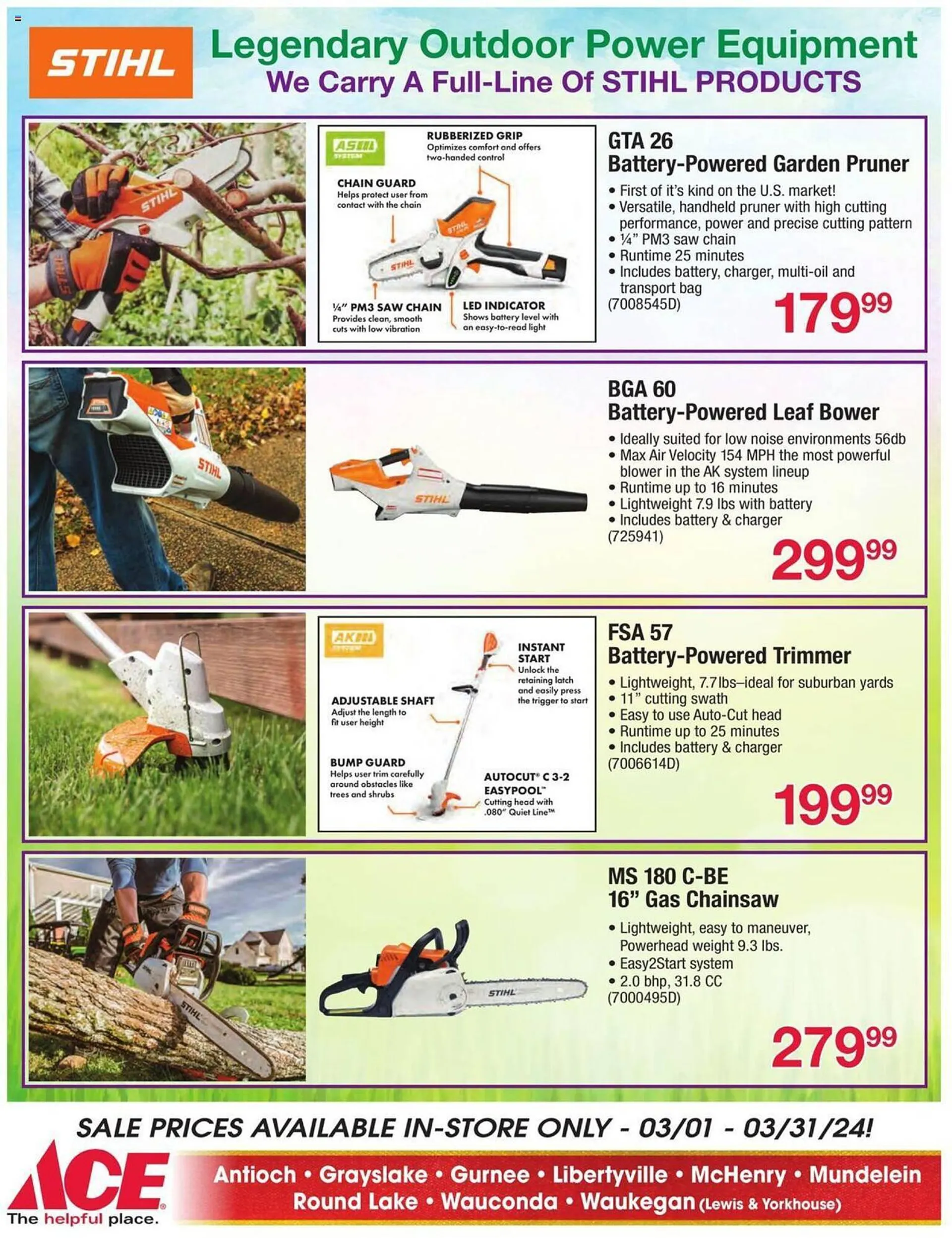 Weekly ad Ace Hardware Weekly Ad from March 1 to March 31 2024 - Page 10