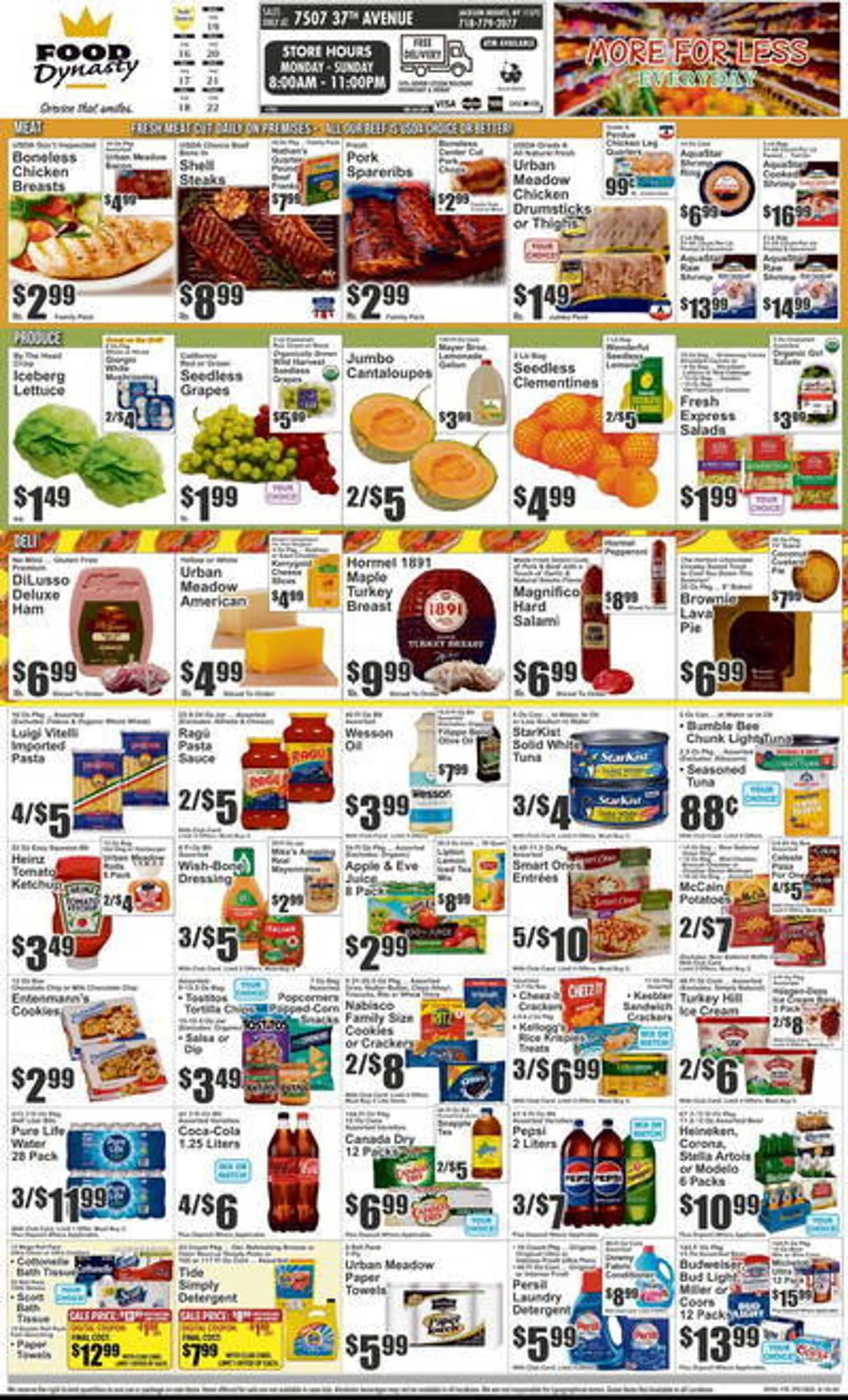 Almontes Food Dynasty Marketplace Weekly Ad - 1