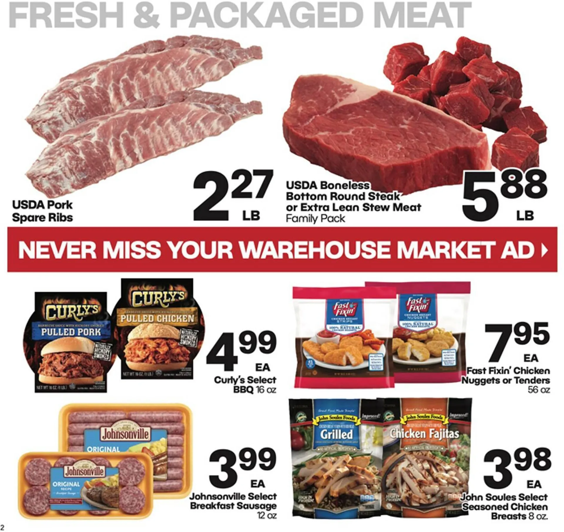 Weekly ad Warehouse Market Weekly Ad from April 10 to April 16 2024 - Page 2