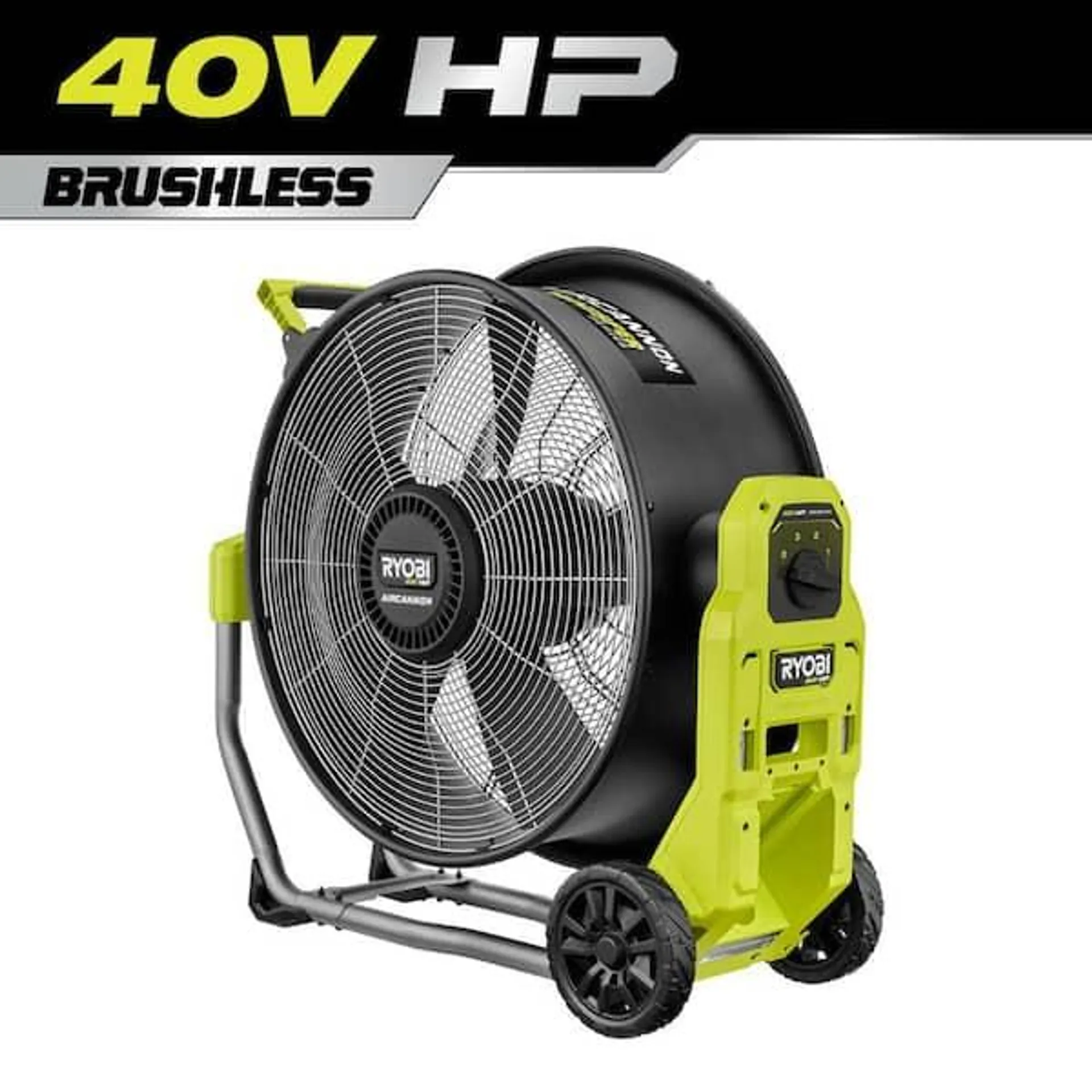 40V HP Brushless Cordless Hybrid WHISPER SERIES 20 in. Air Cannon Fan (Tool Only)