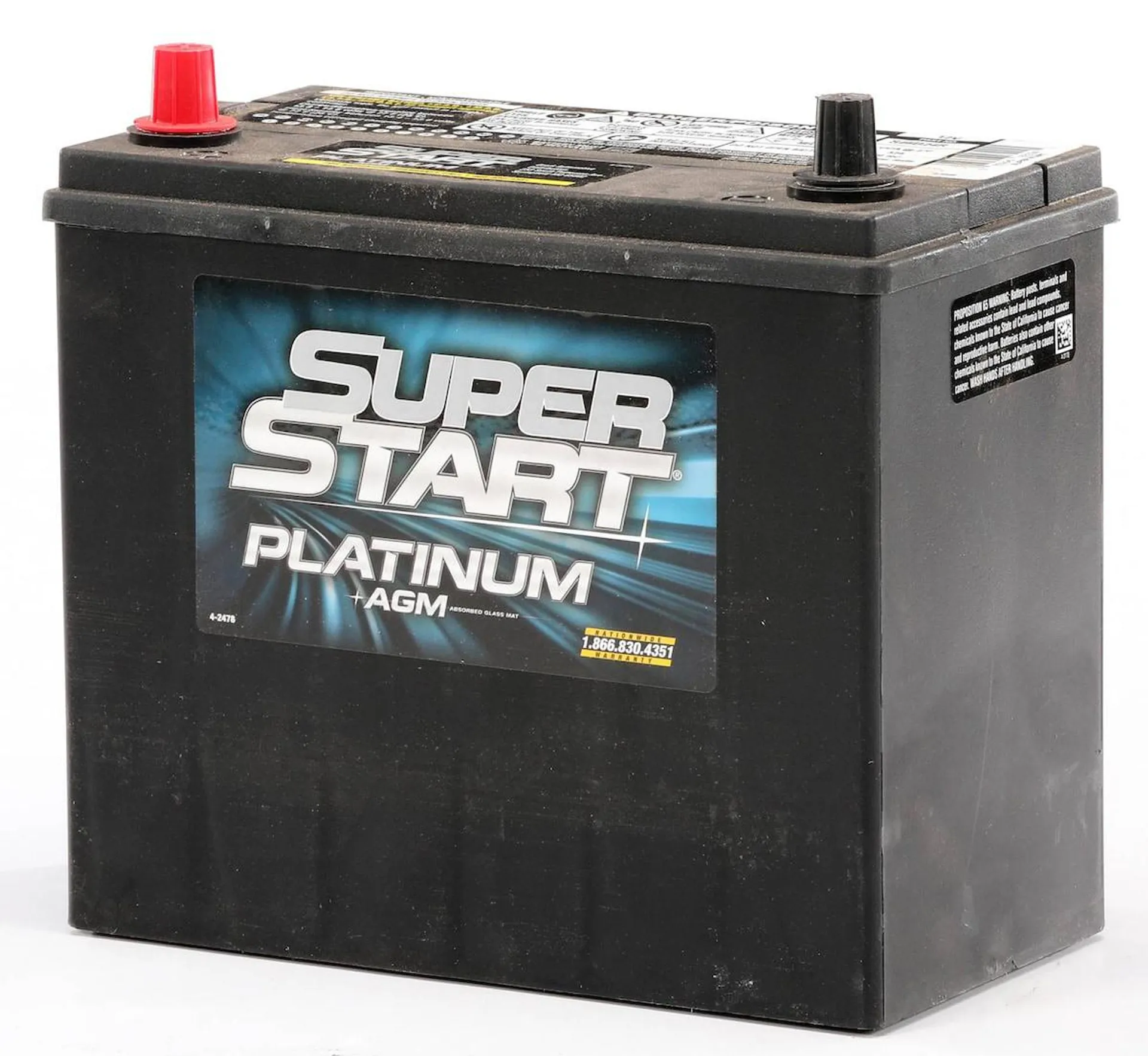 Super Start Platinum AGM Battery Group Size S46B24R - S46B24R