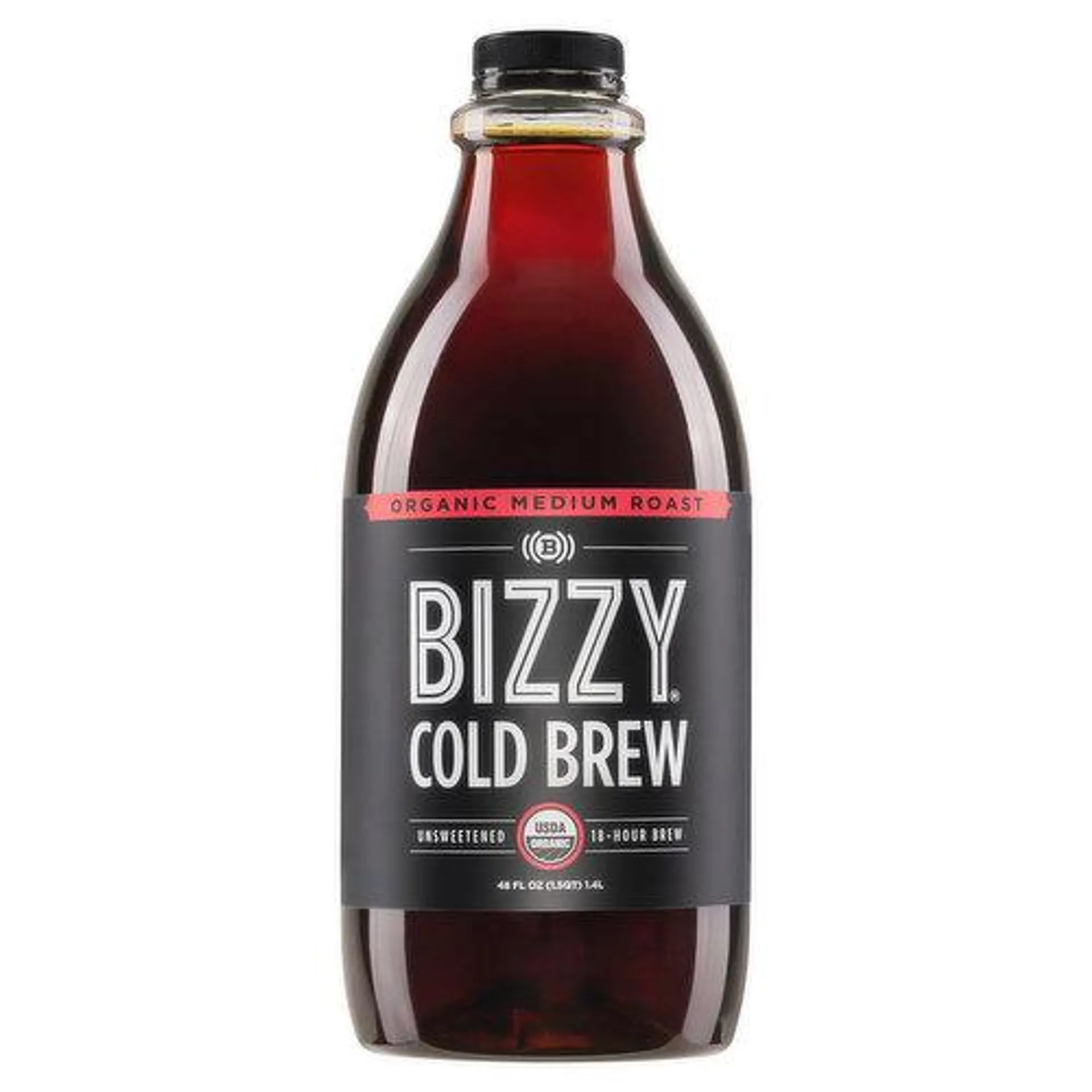 Bizzy Coffee, Organic, Medium Roast, Cold Brew - 48 Fluid ounce