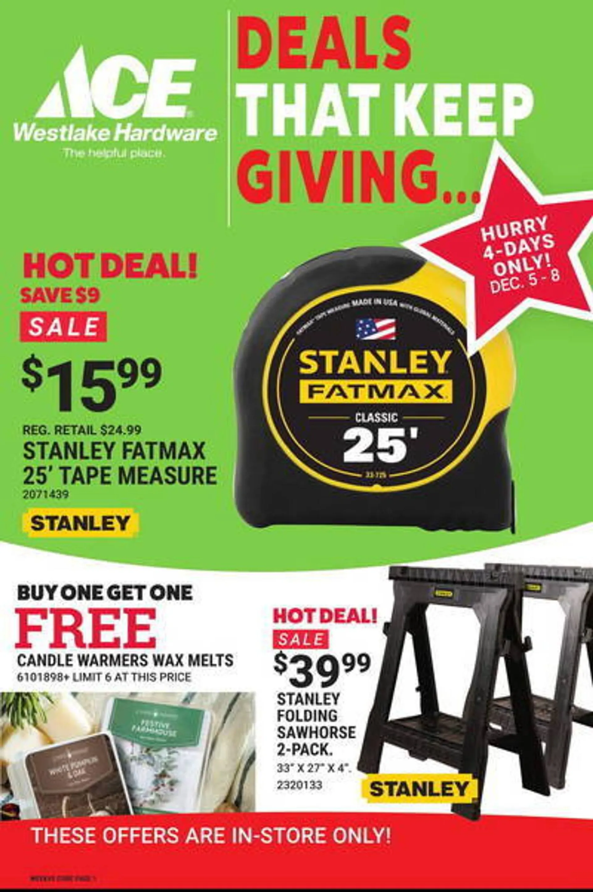 Ace Hardware Weekly Ad - 1