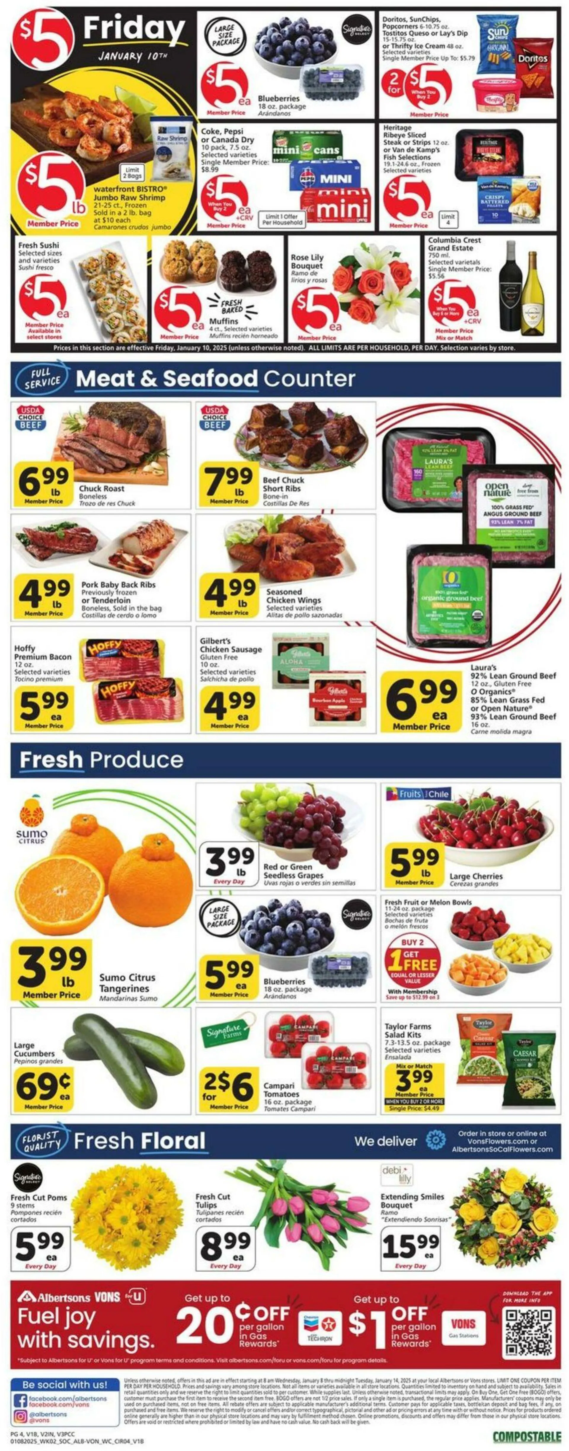 Weekly ad Vons Current weekly ad from January 8 to January 14 2025 - Page 3