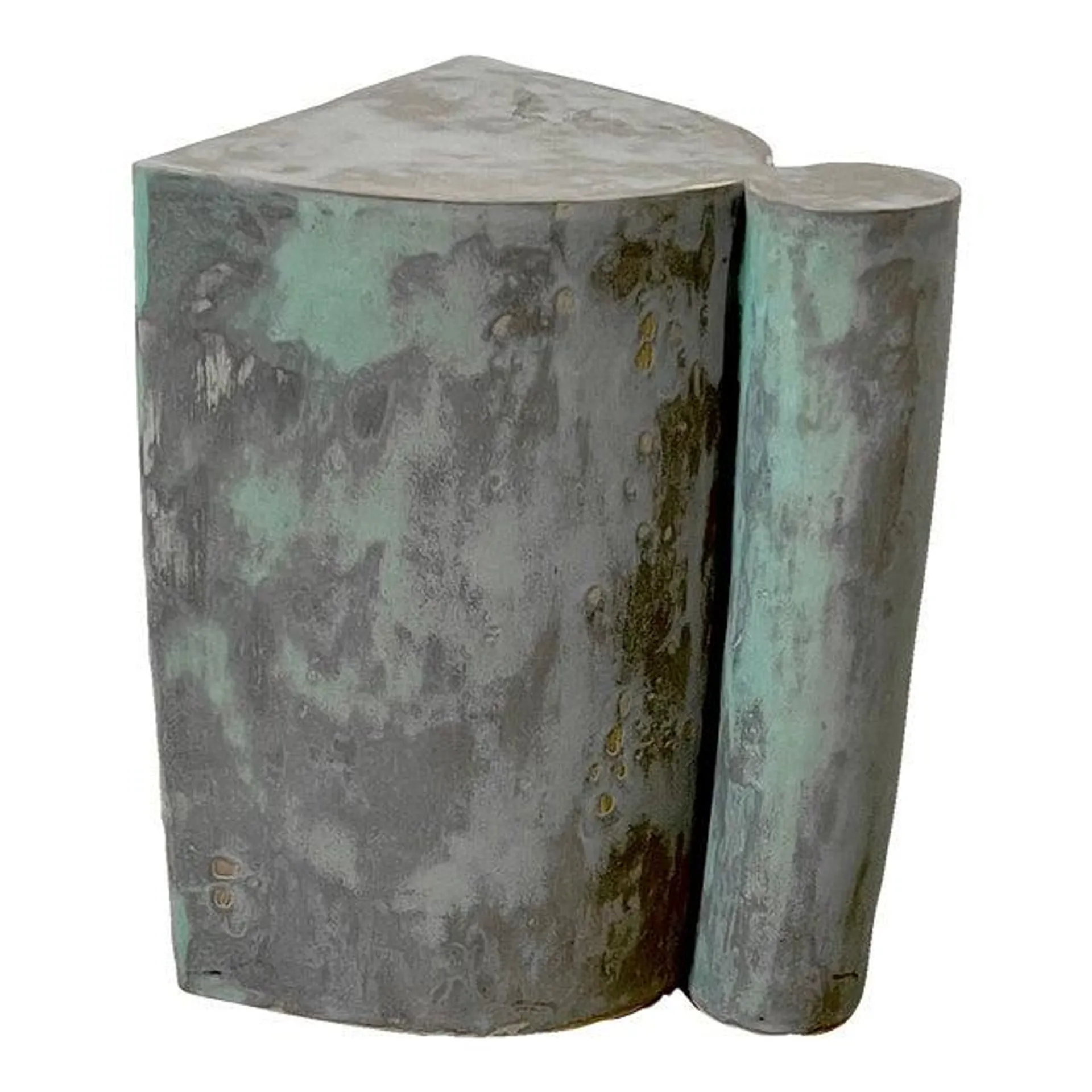 Bari Ziperstein for the Future Perfect Stoneware One Column Side Table