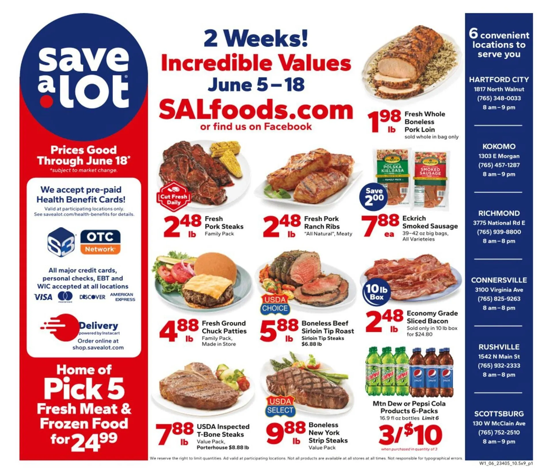 Weekly ad Save a Lot Weekly Ad from June 4 to June 10 2025 - Page 1