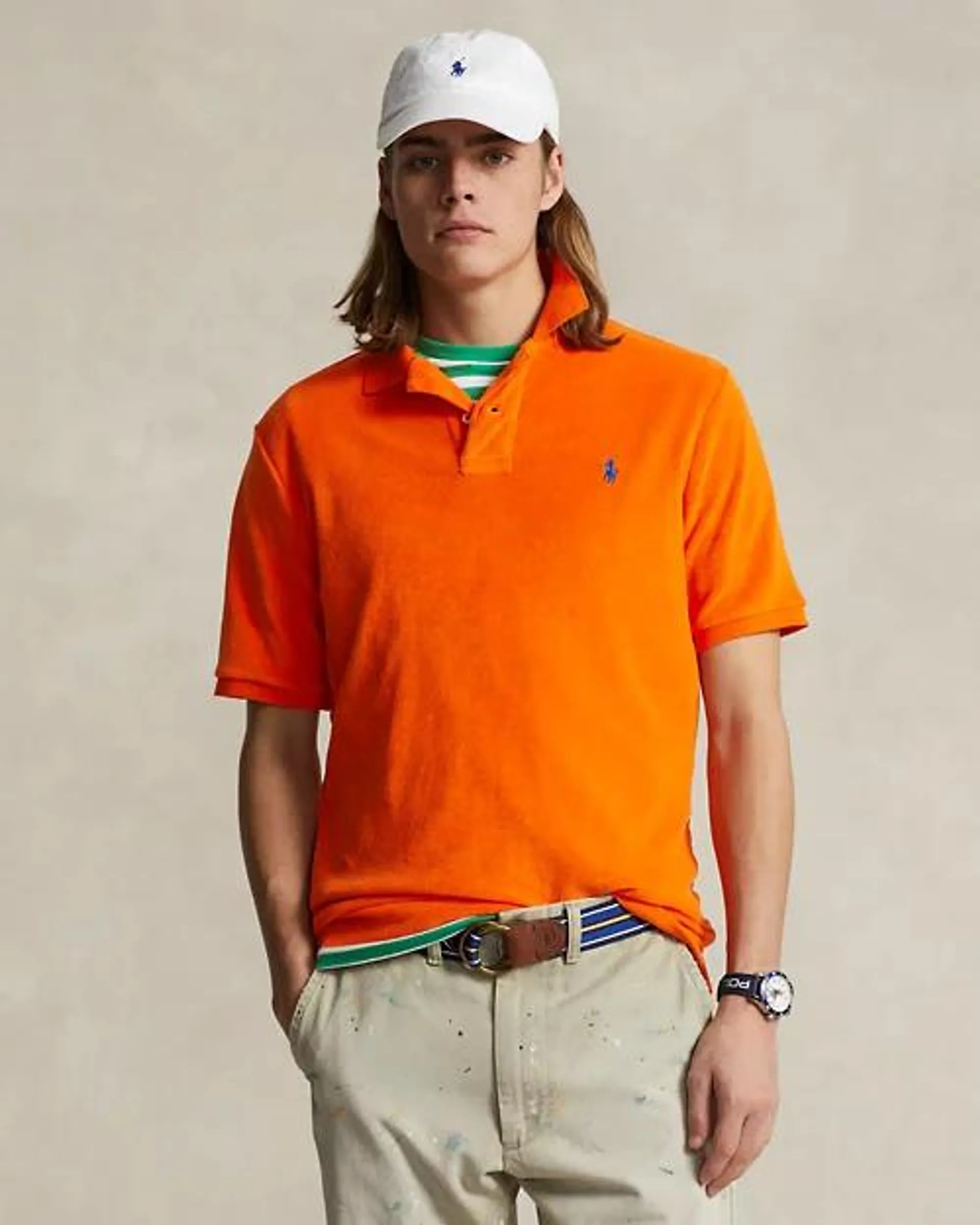 Classic Fit Terry Polo Shirt