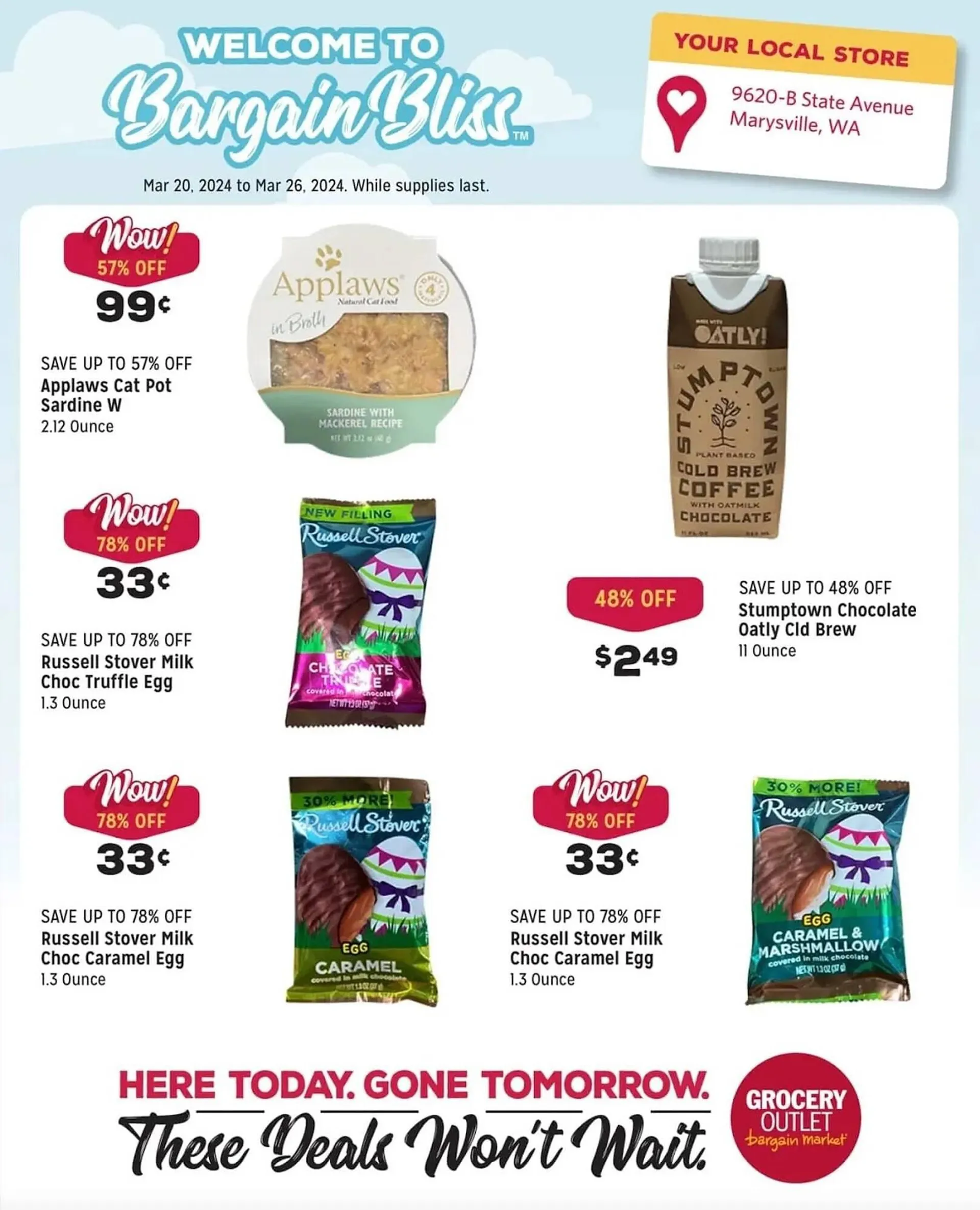 Weekly ad Grocery Outlet Weekly Ad from March 20 to March 26 2024 - Page 1