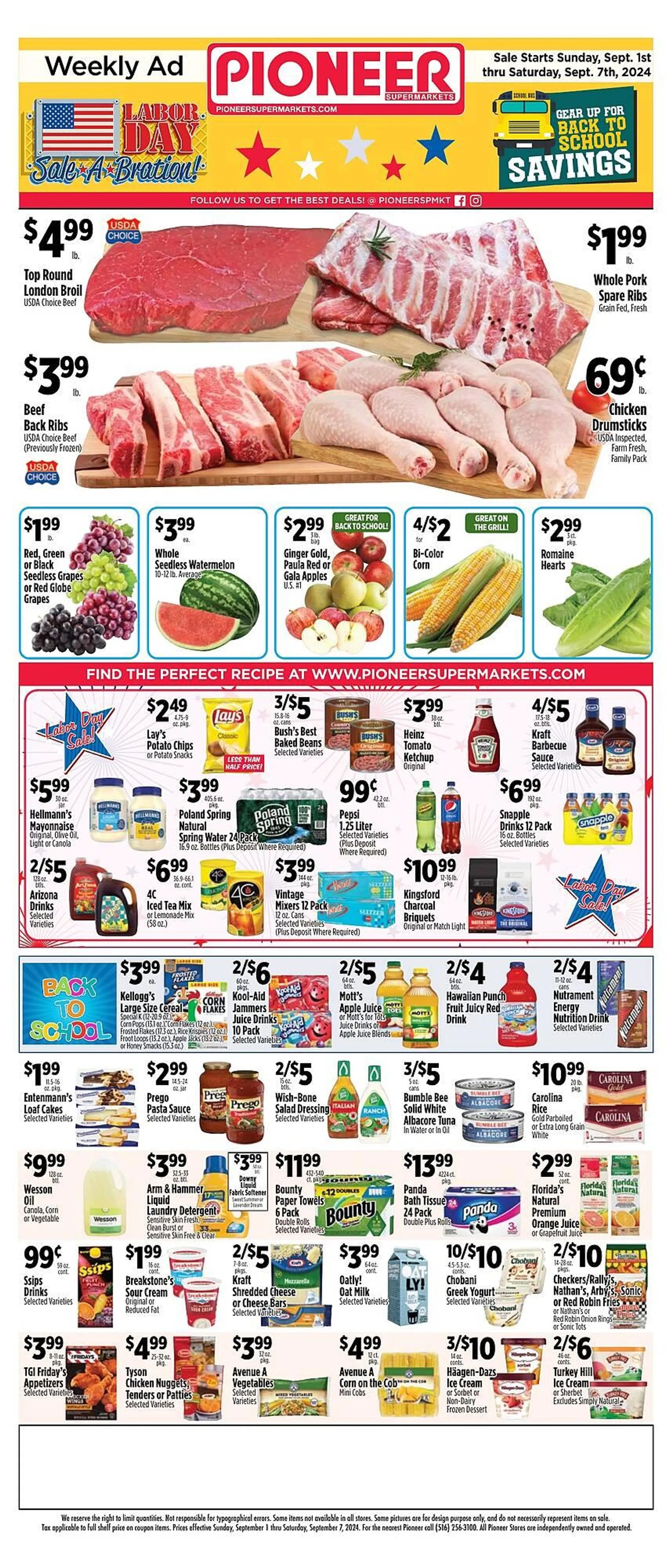 Pioneer Supermarkets Weekly Ad - 1