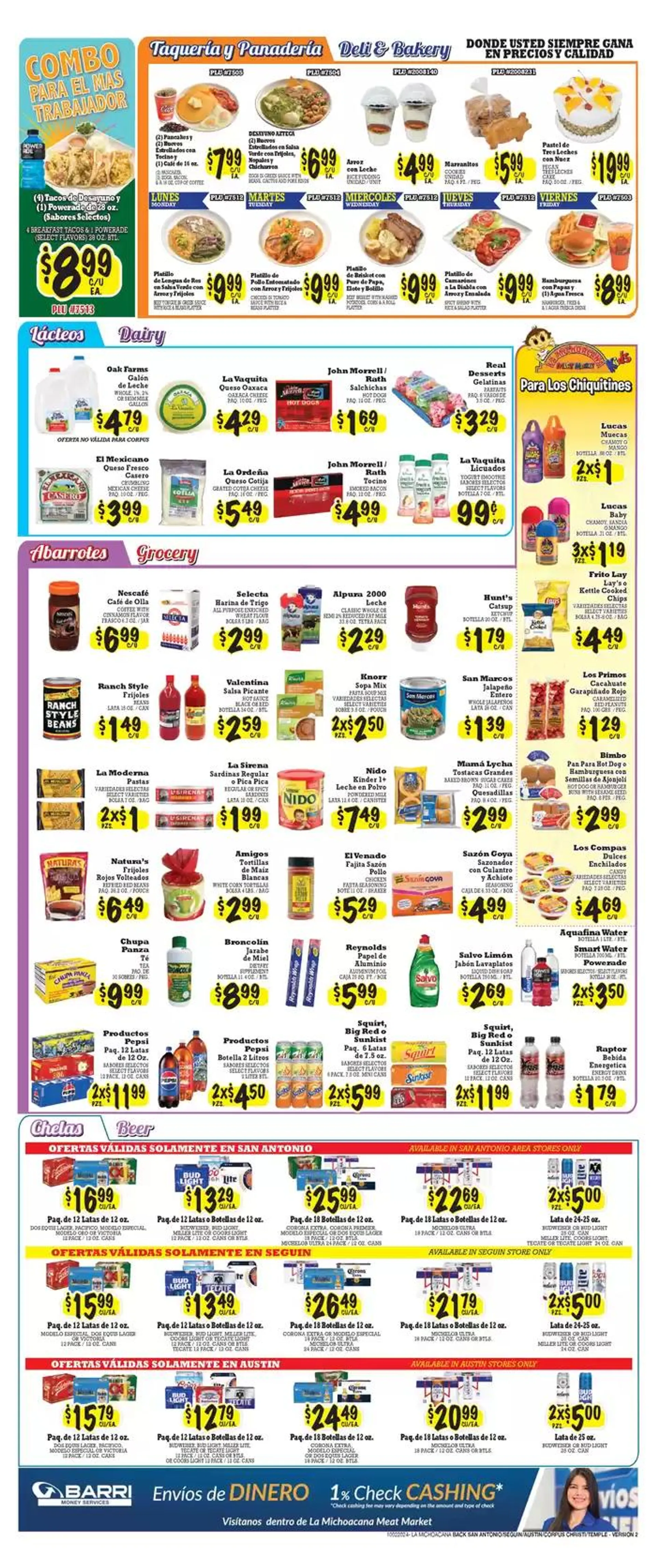 Weekly ad La Michoacana Weekly ad from October 2 to October 16 2024 - Page 2