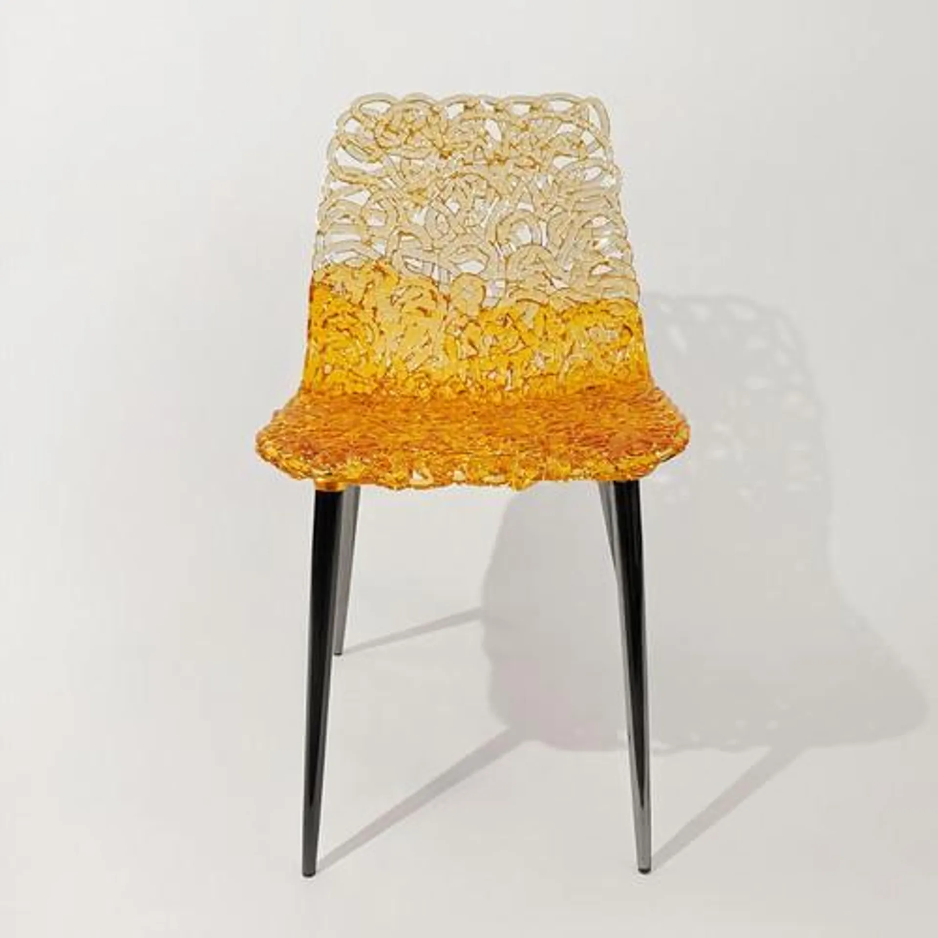 Golden Gradient Dining Chair