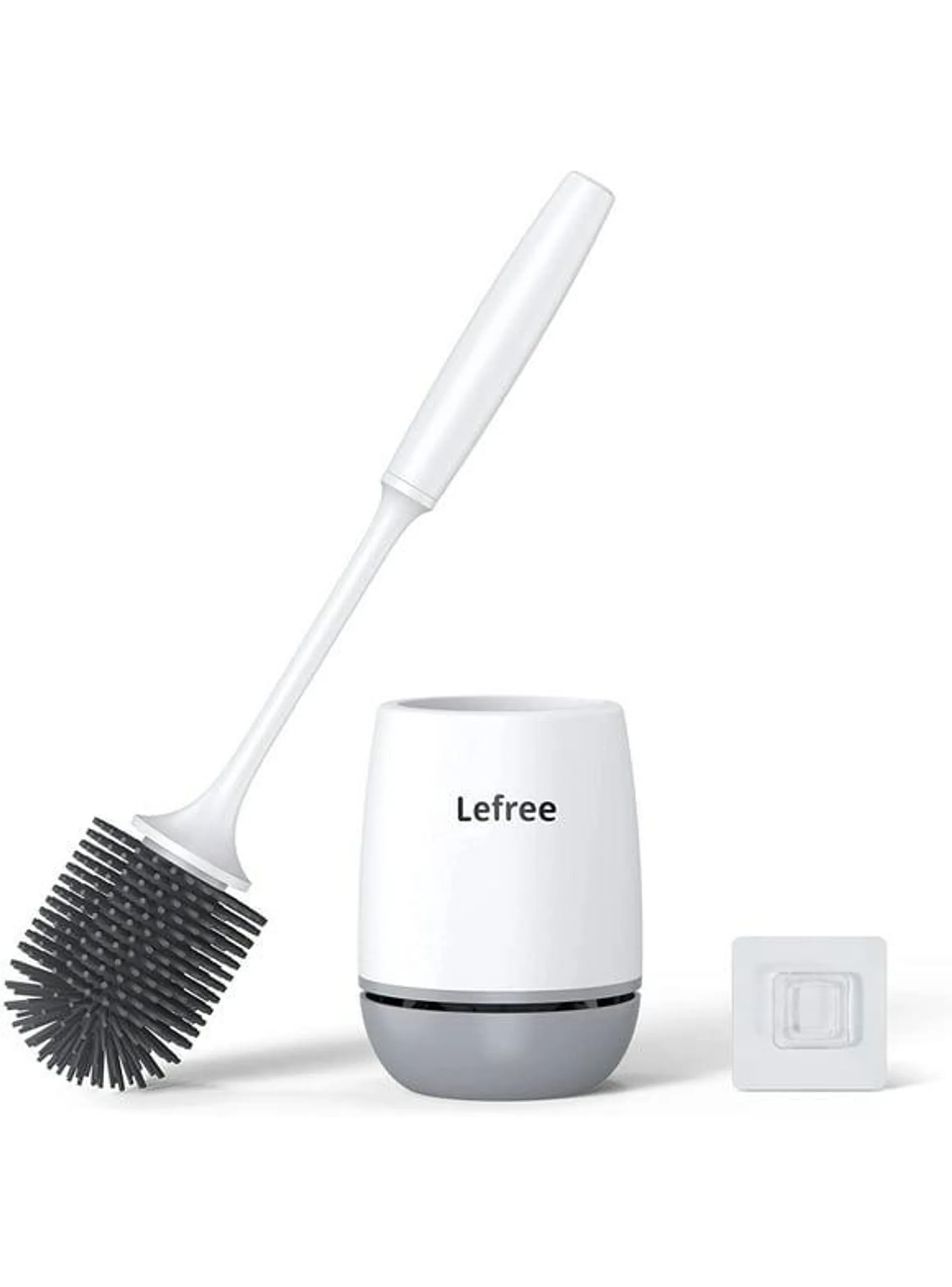 Lefree Silicone Toilets Brush Caddy Sets Bathroom Cleaner Holder 1 Pack