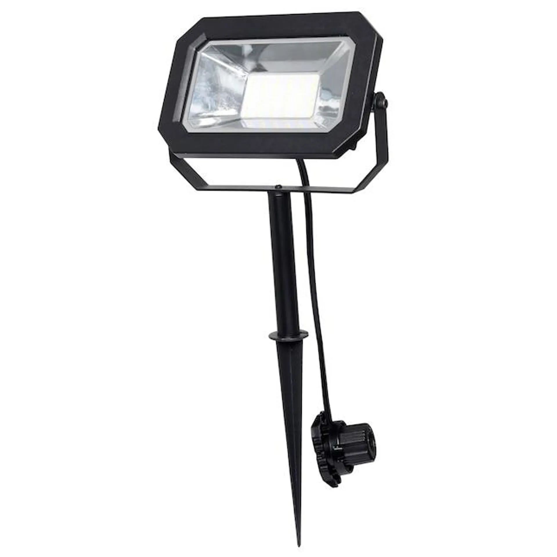 Harbor Breeze 2500-Lumen 32-Watt Black Low Voltage Plug-in LED Flood Light