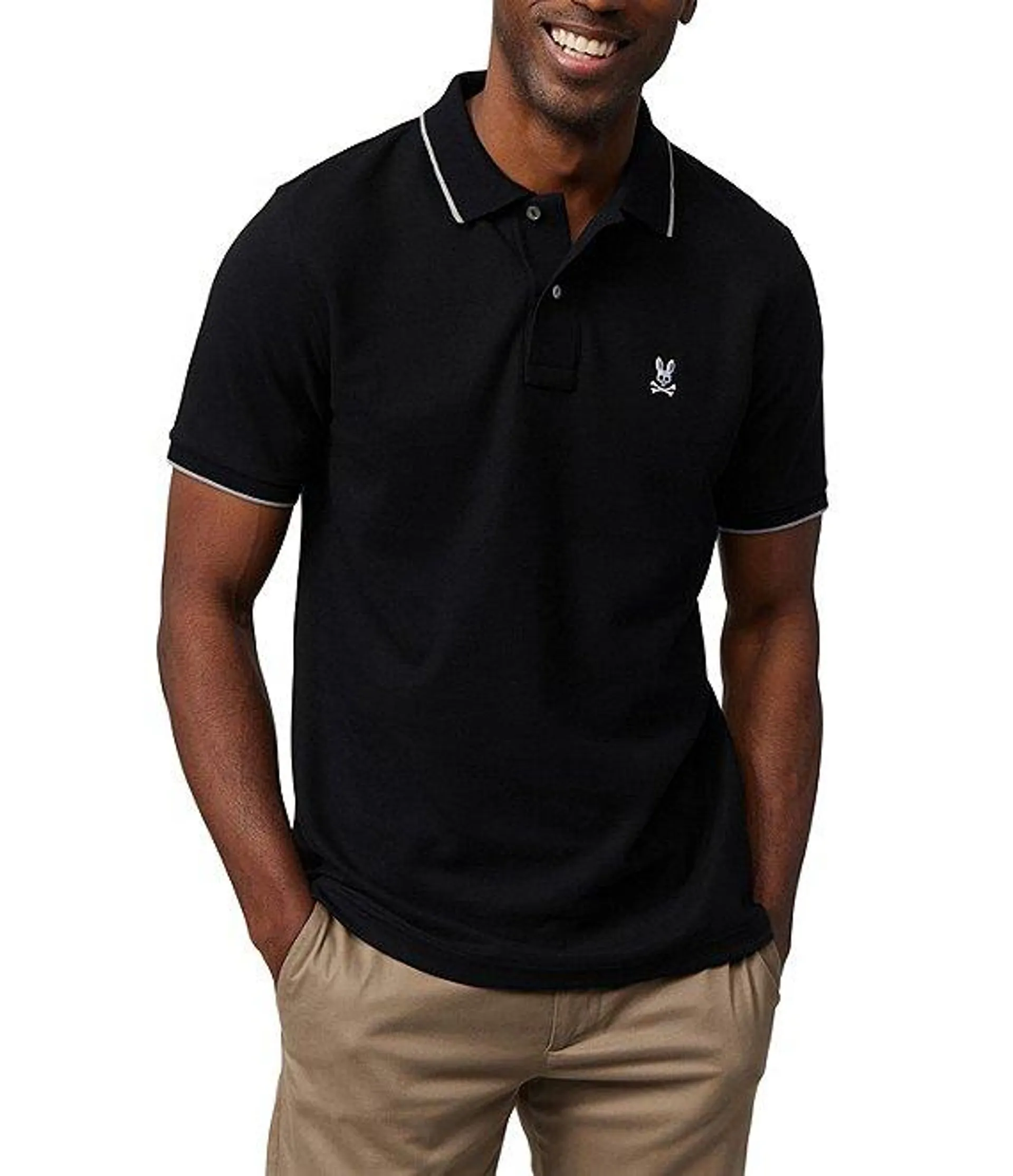 Troy Pique Short Sleeve Polo Shirt