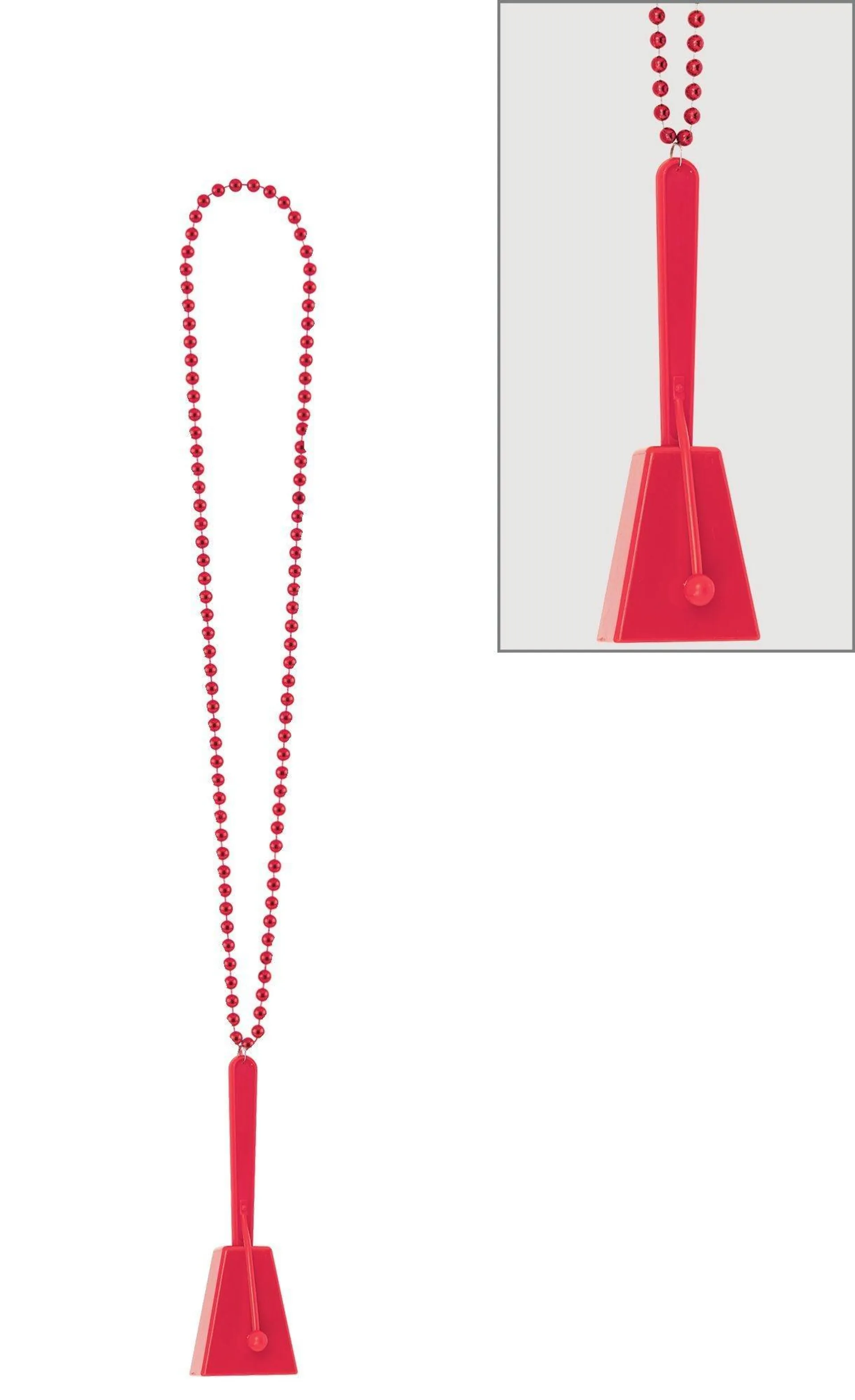 Red Clacker Necklace