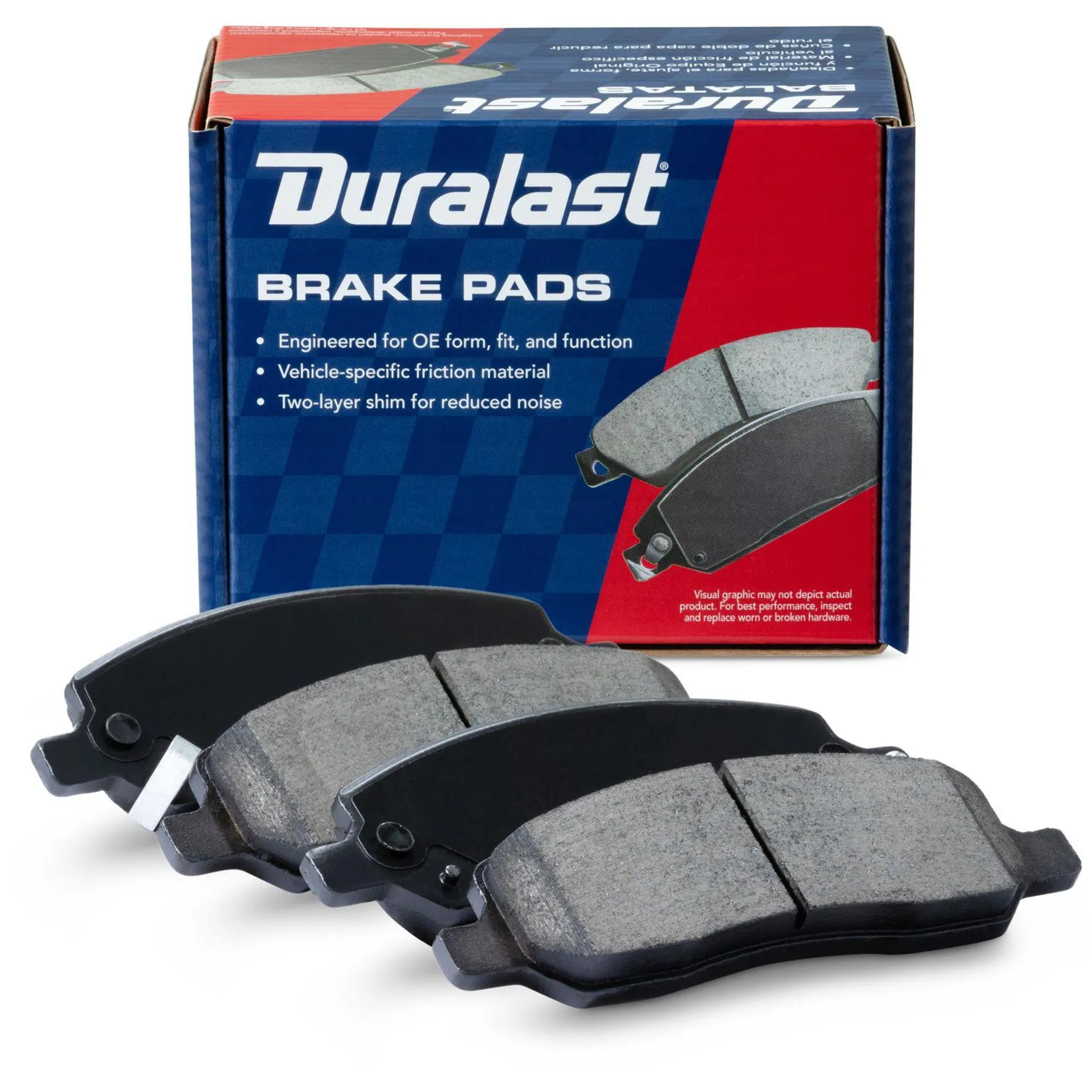 Duralast Ceramic Brake Pads D1172