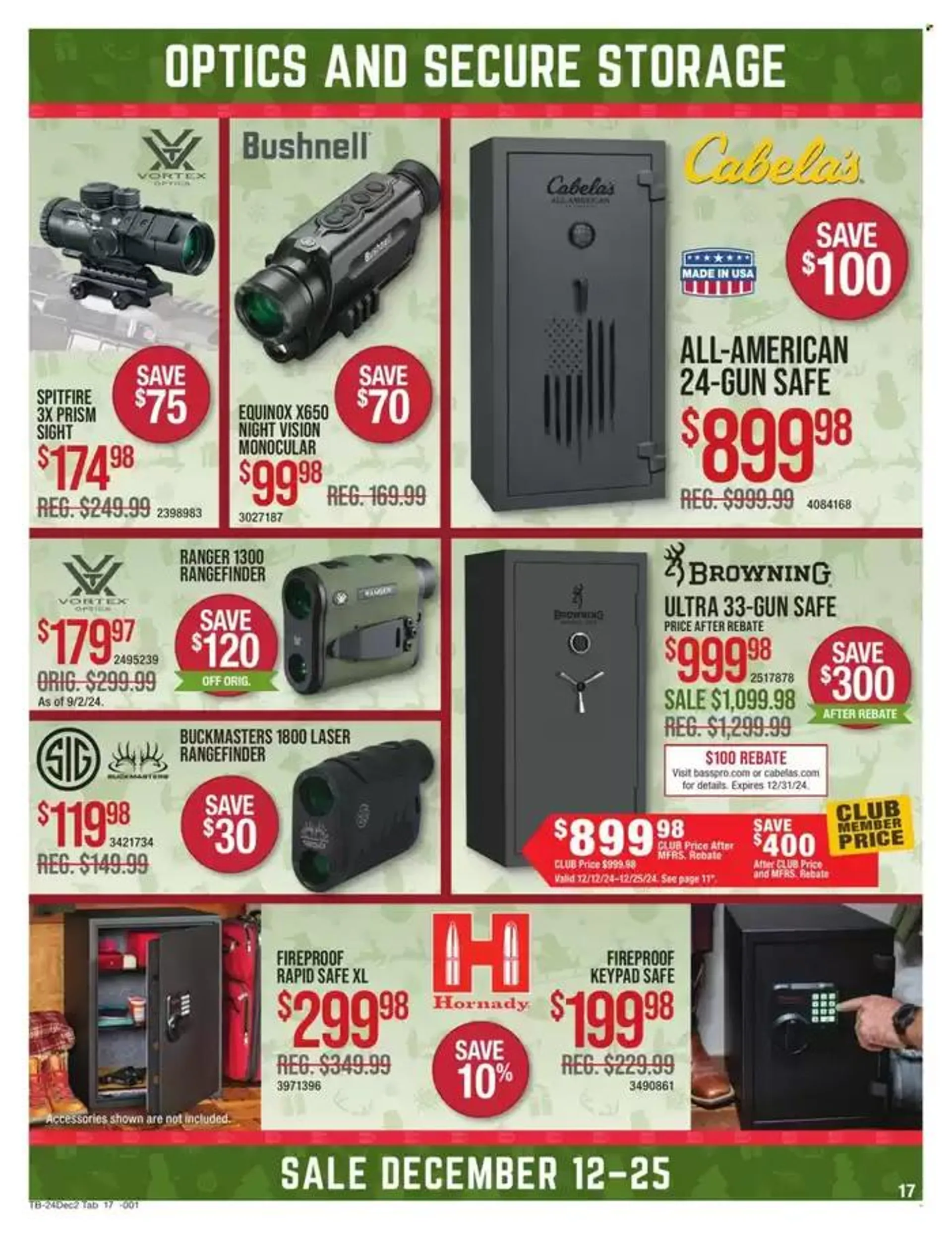 Weekly ad Cabela's Weekly ad from December 12 to December 25 2024 - Page 8