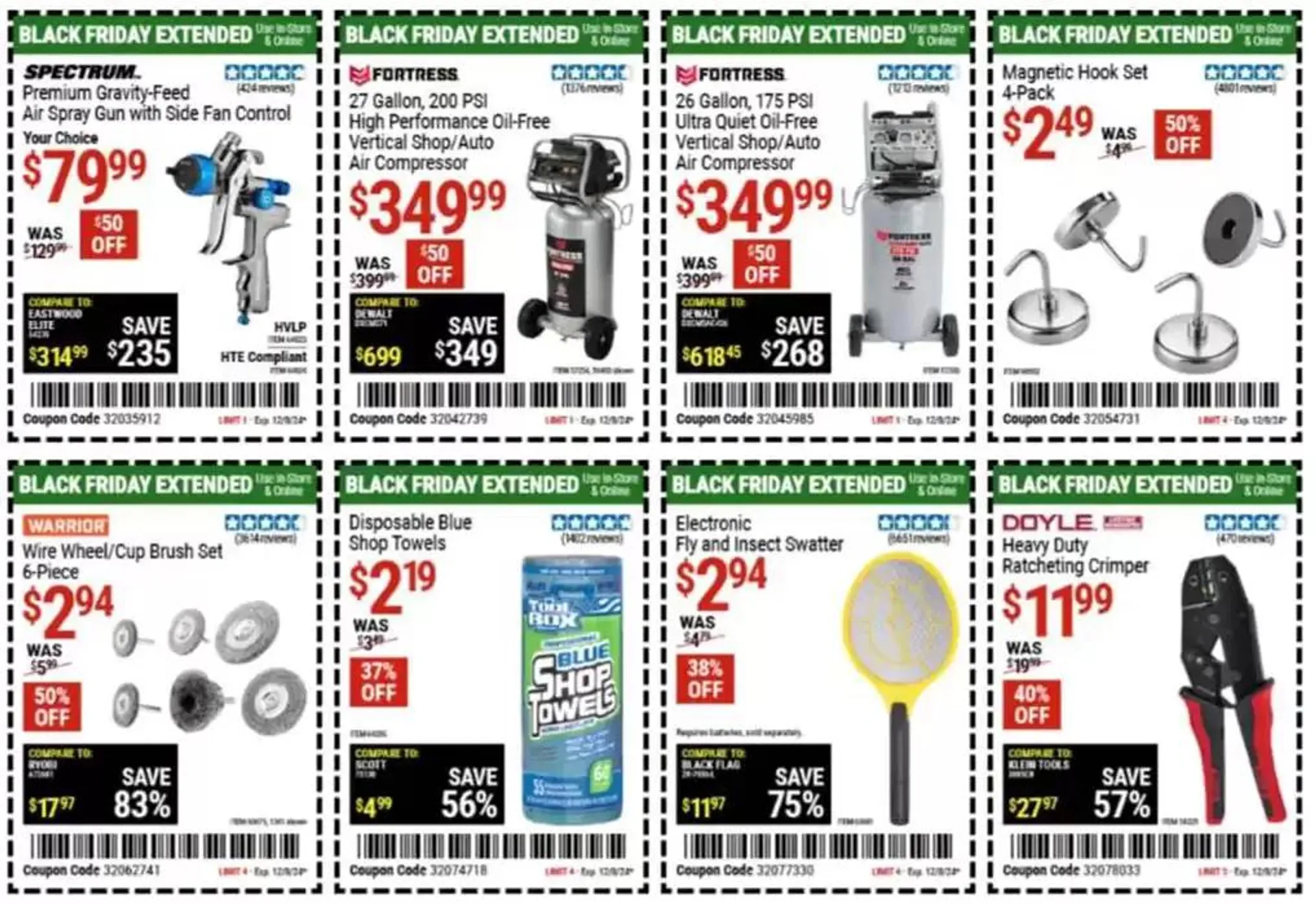 Weekly ad Harbor Freight Tools weekly ad from December 6 to December 20 2024 - Page 2