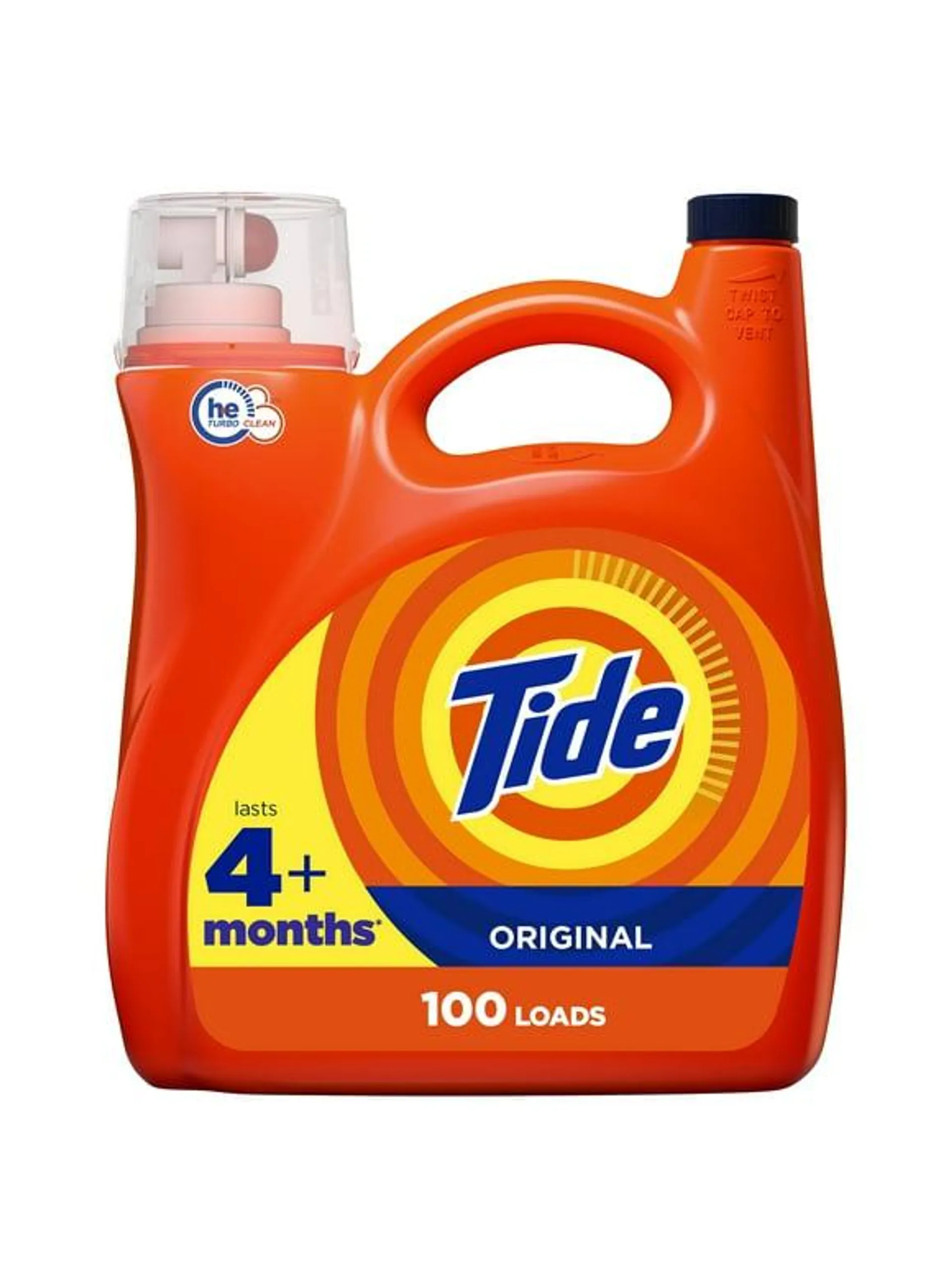 Tide Original Liquid Laundry Detergent, 100 Loads, 146 fl oz