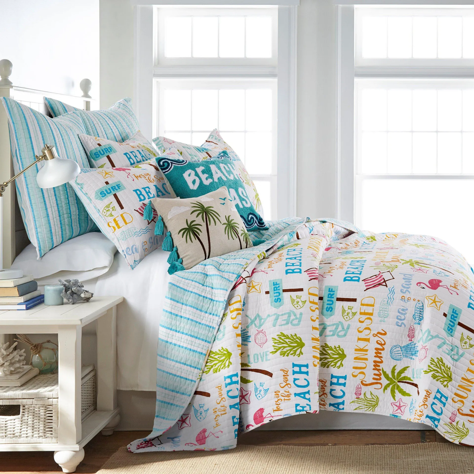 Levtex Home Coastal Beach Days Quilt & Sham Set