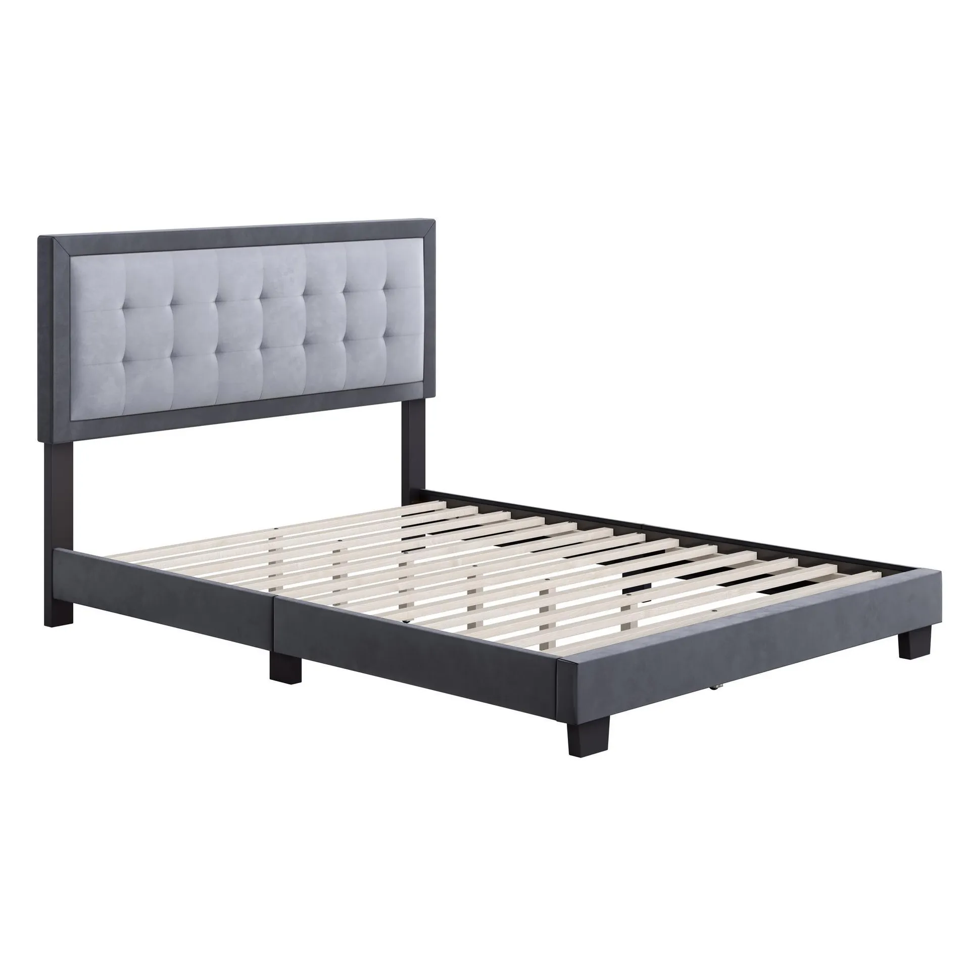 Paterson Full Platform Bed - Gray