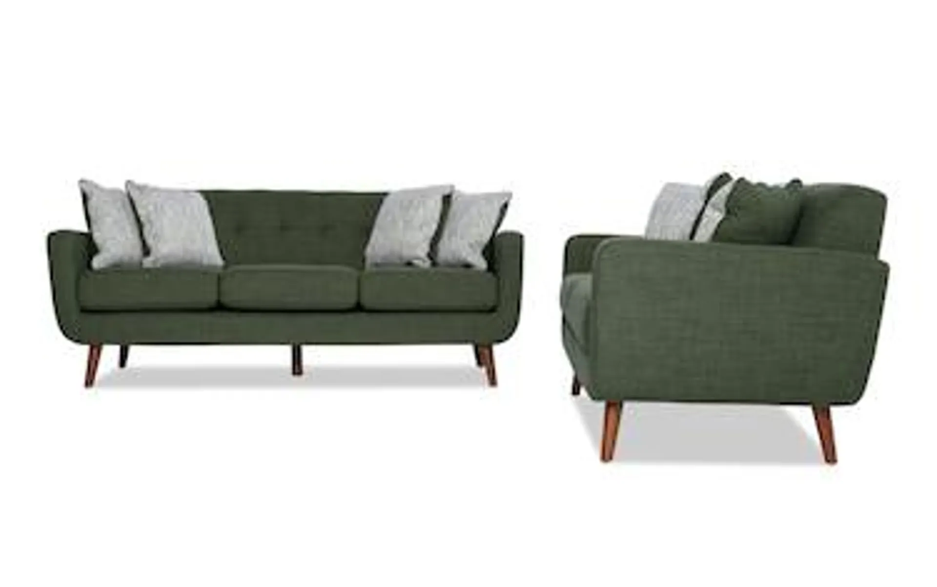 Bettie 80'' Avocado Sofa & Loveseat