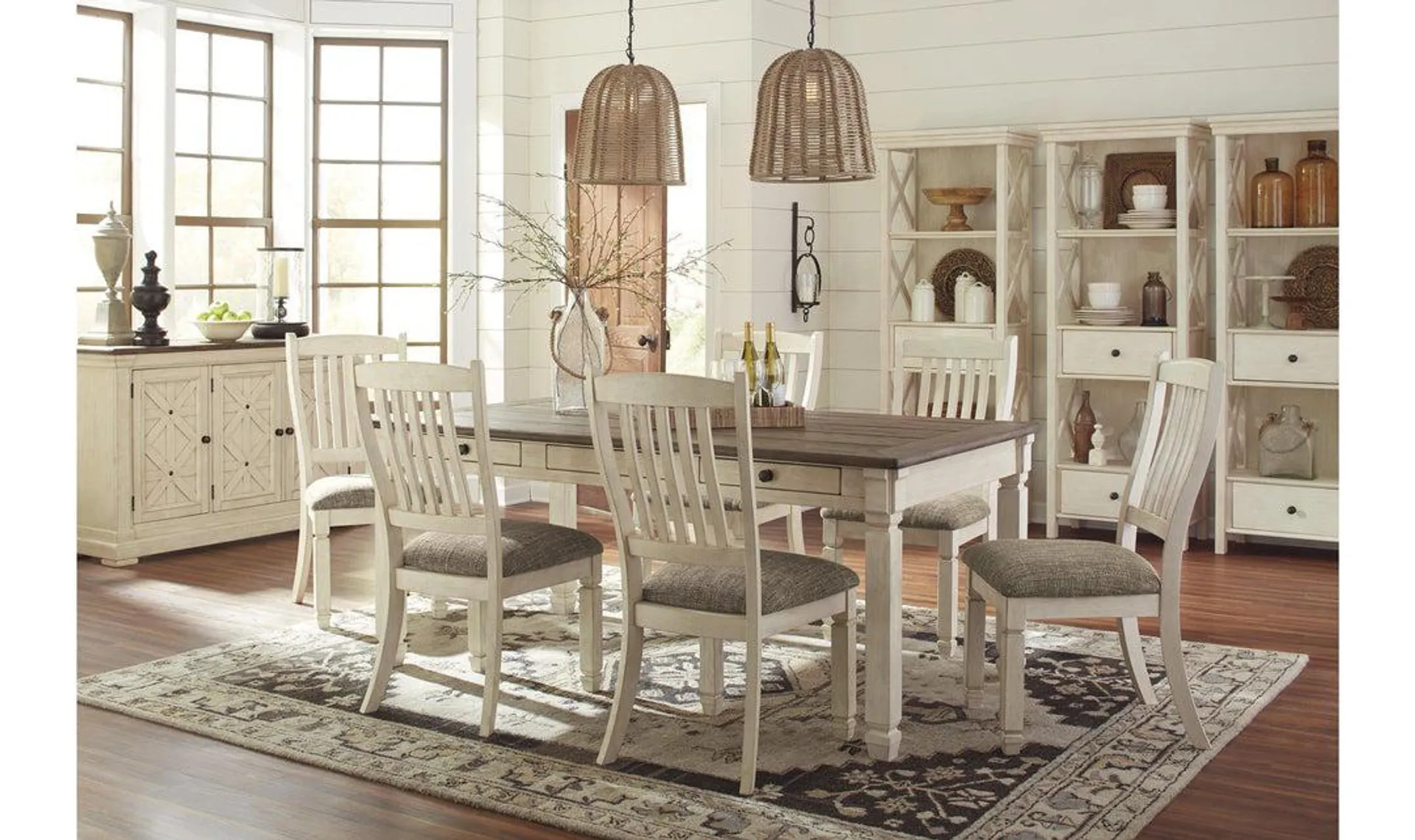 Bolanburg White Dining Set