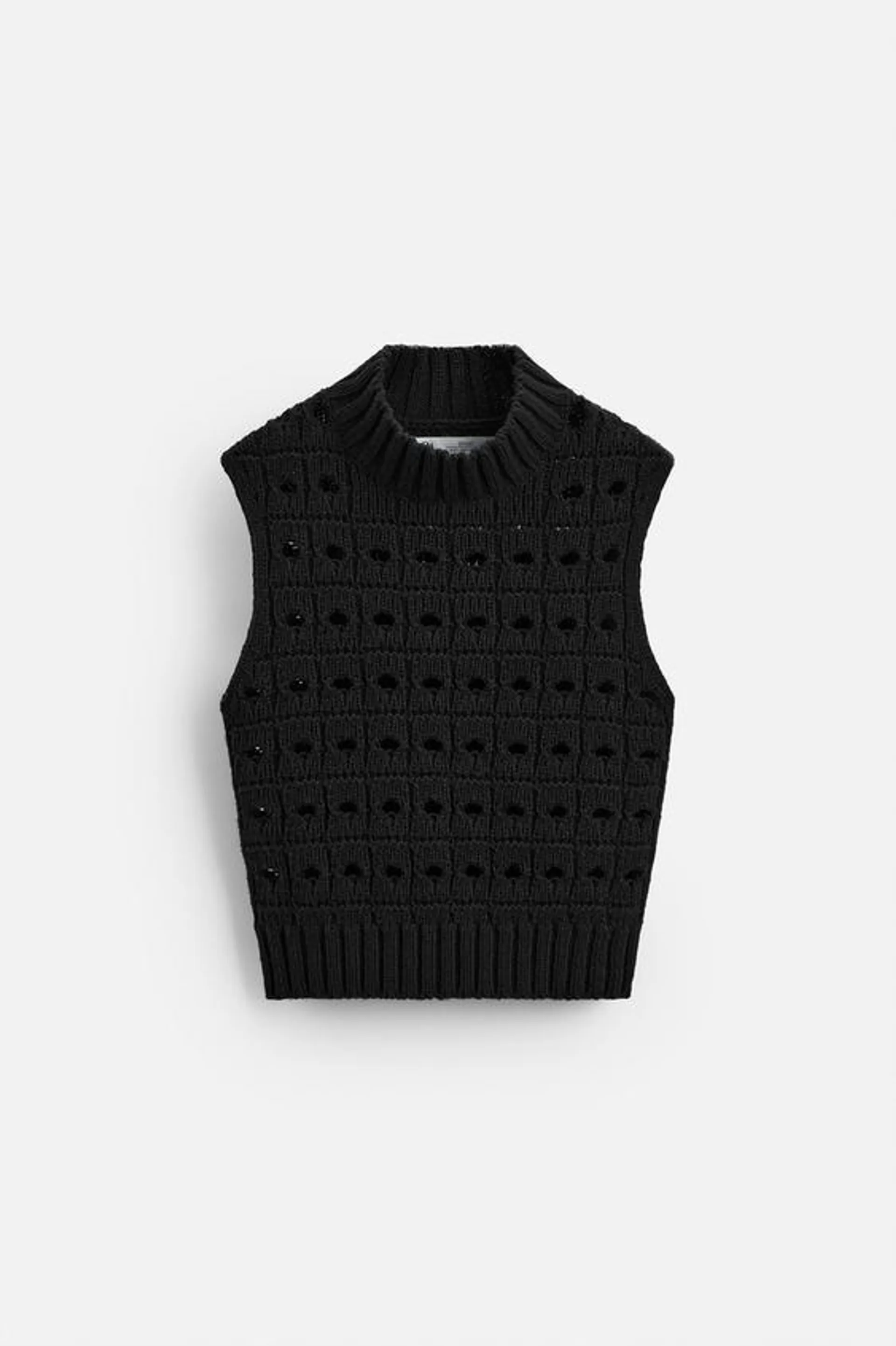 TEXTURED KNIT VEST LIMITED EDITION