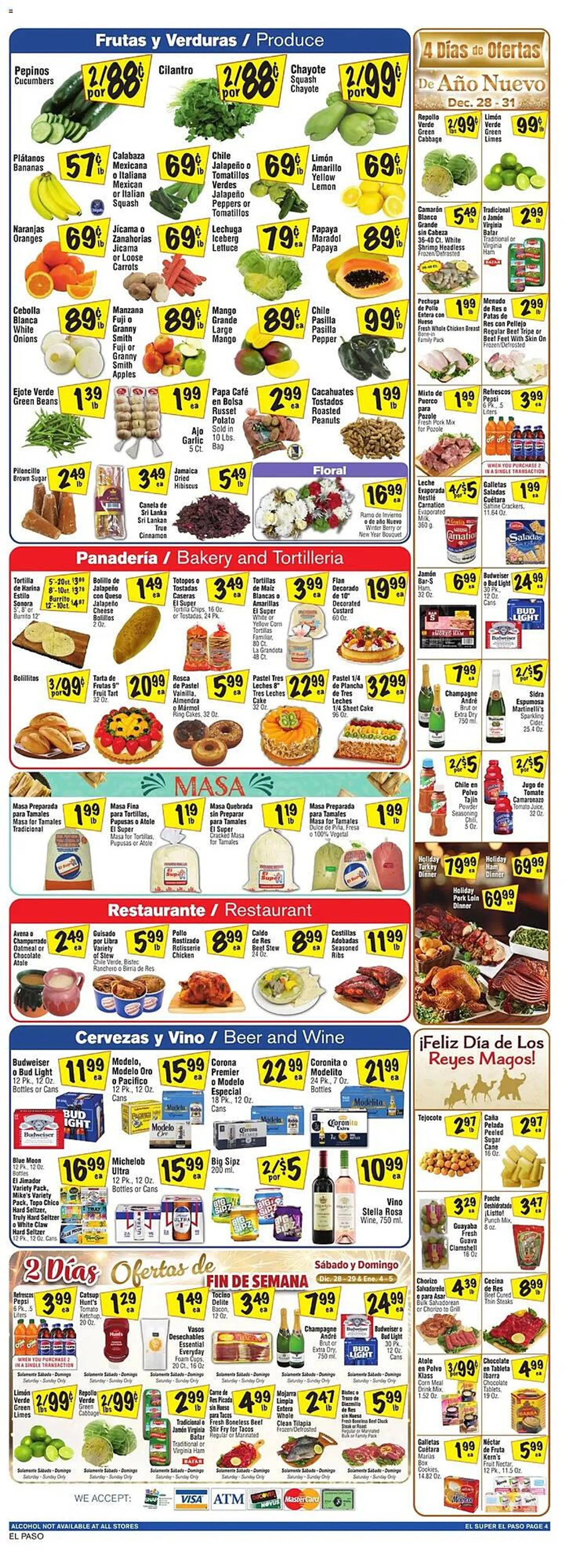 Weekly ad El Super Weekly Ad from December 25 to January 7 2025 - Page 4