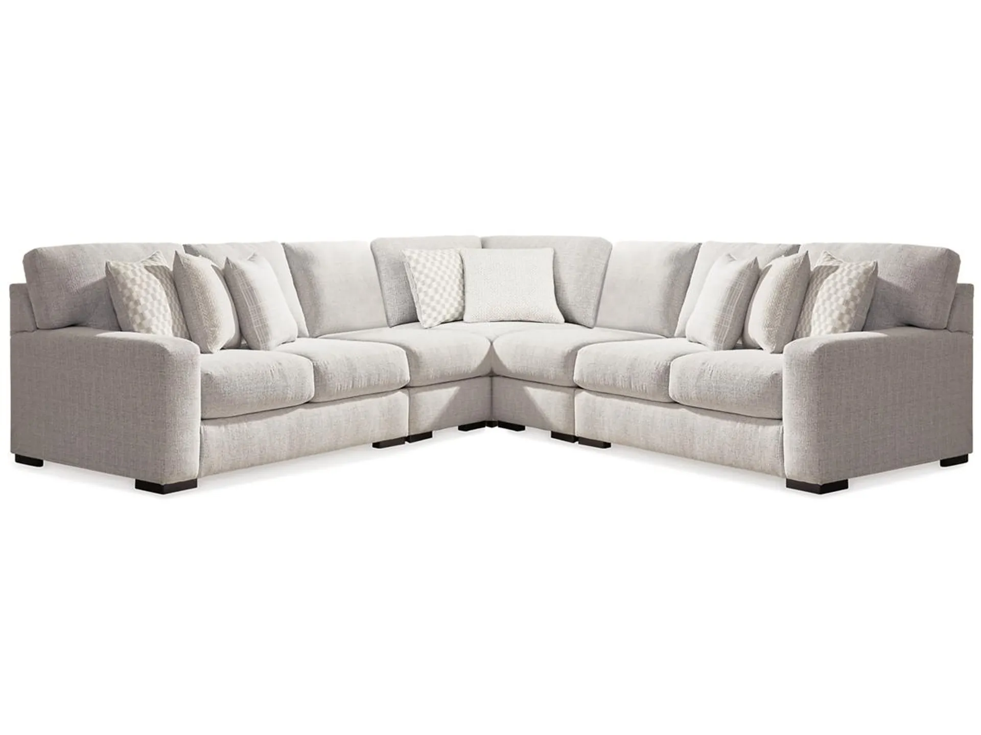 Larce 5-Piece Performance Fabric Sectional