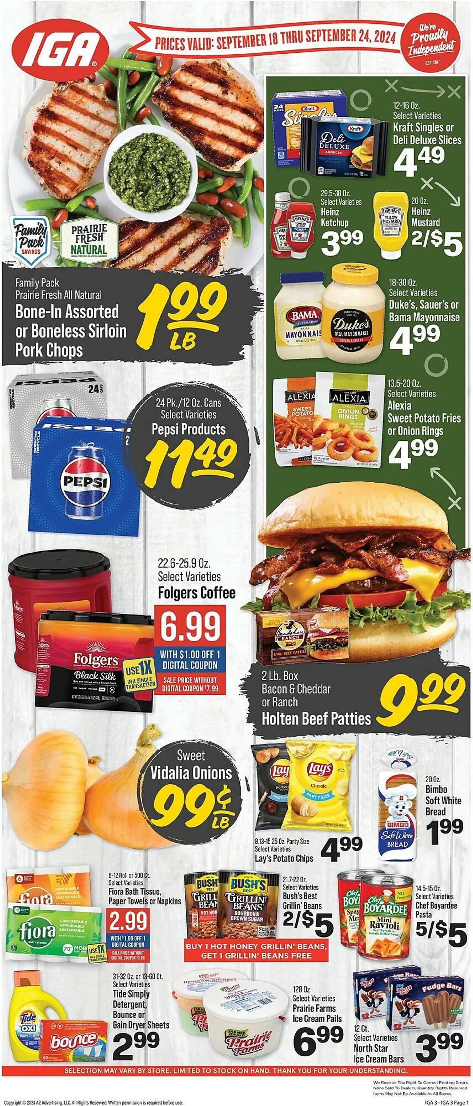 IGA Weekly Ad - 1