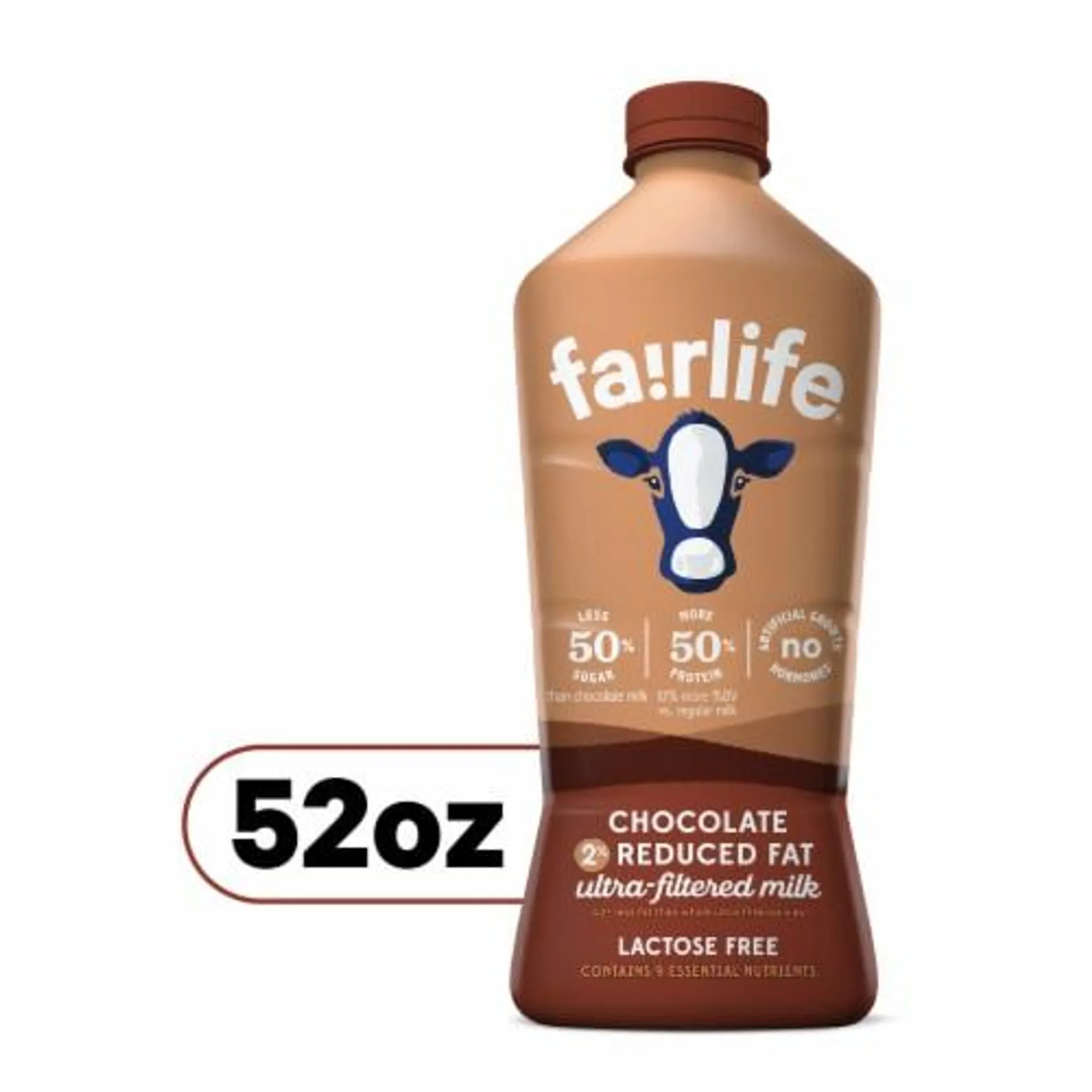 fairlife Ultra-Filtered Milk, Lactose Free, High Protein, 2% Reduced Fat Chocolate Milk