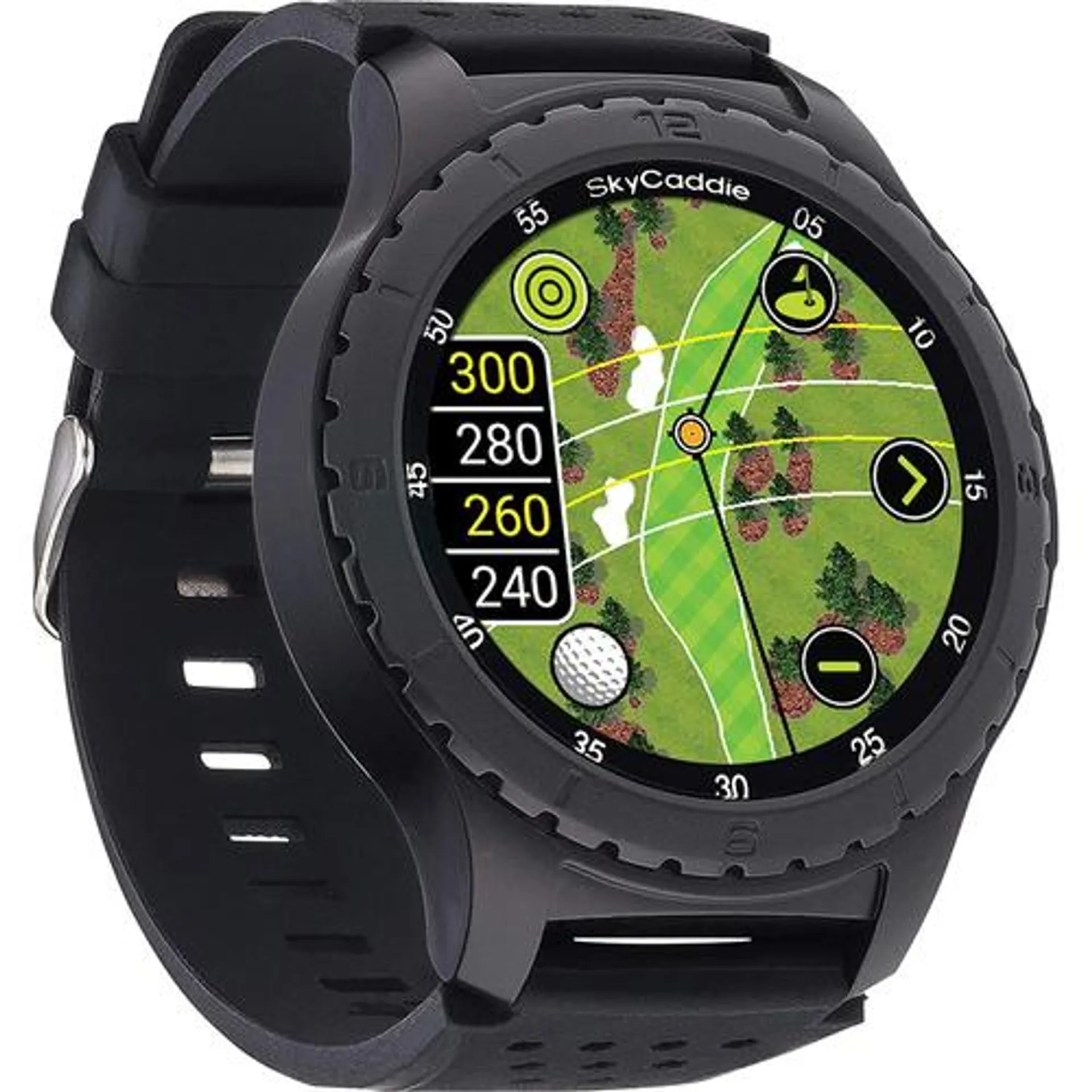 SkyCaddie LX5 GPS Golf Watch with Touchscreen Display and HD Color - Black - Open Box