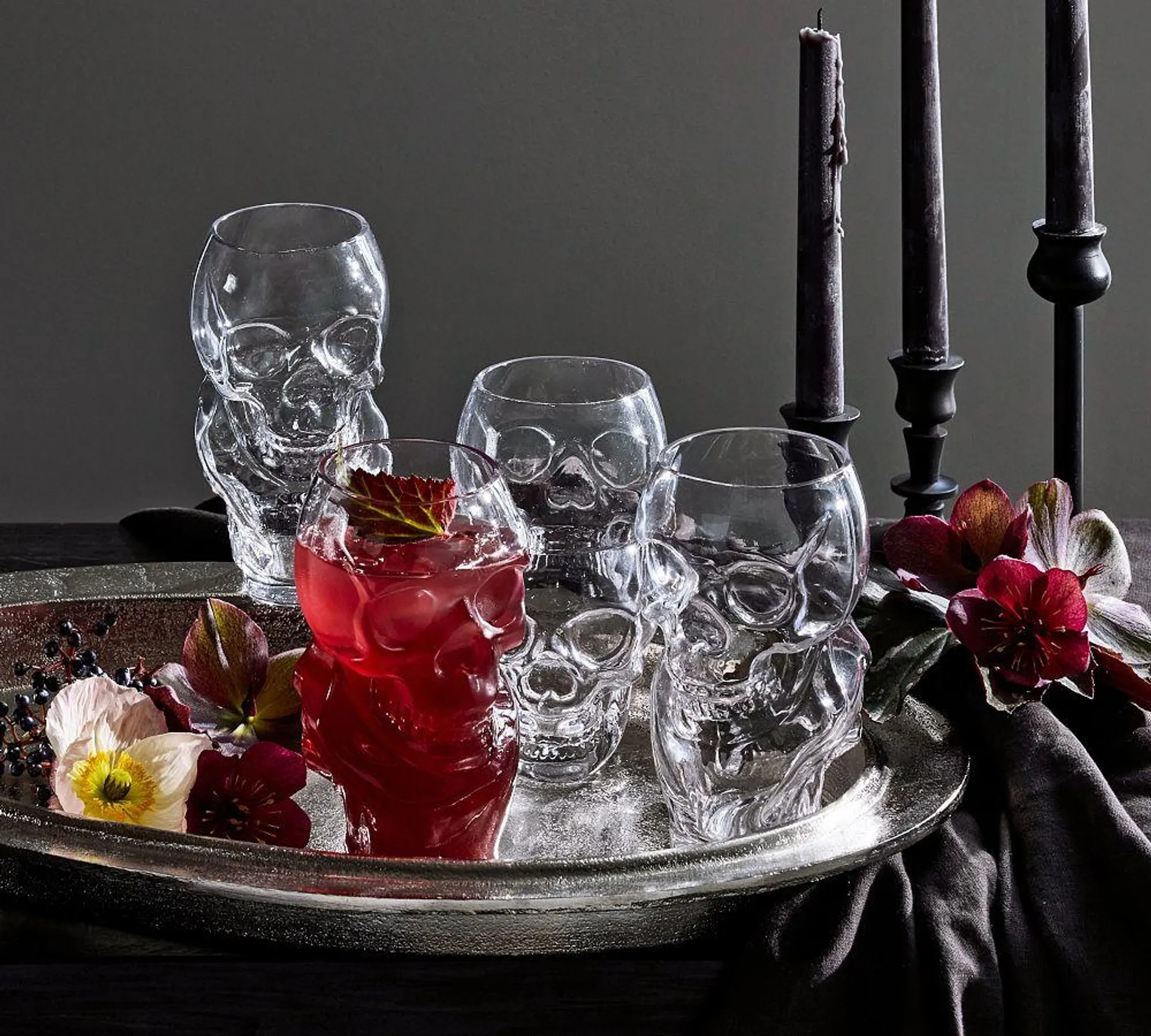 Skull High Ball Glasses